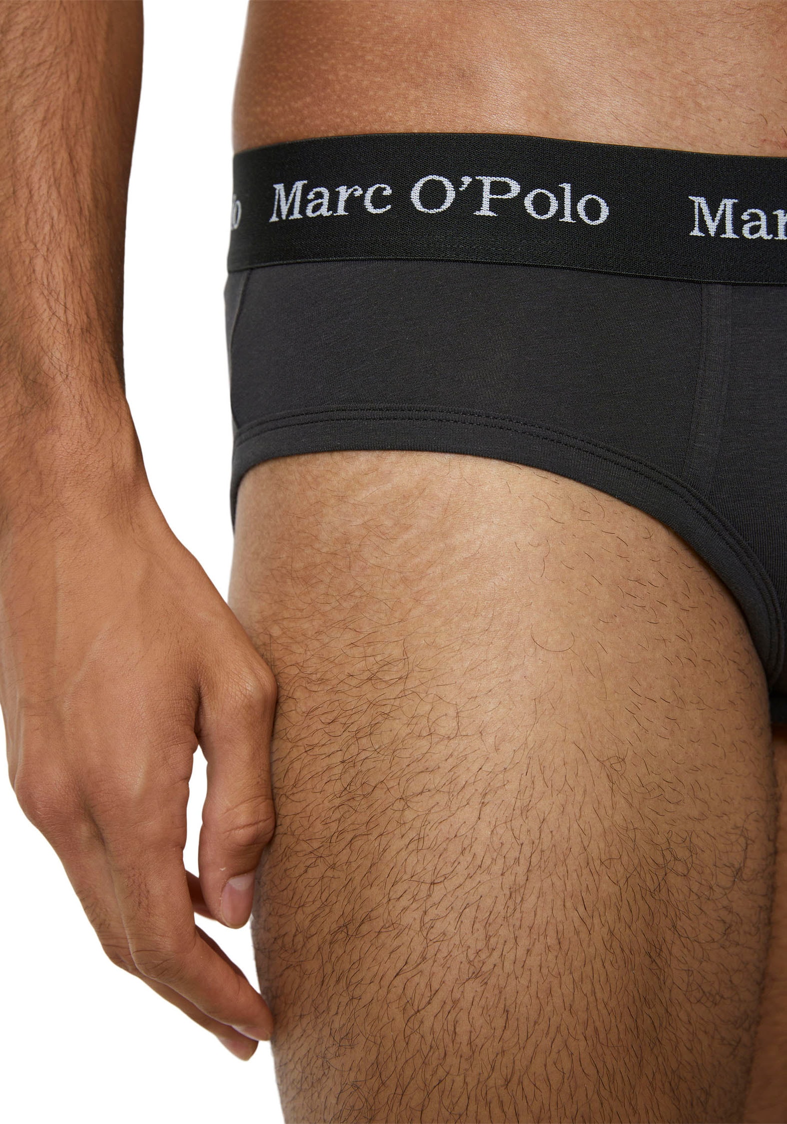 Marc O'Polo Slip »Essentials«, (3er Pack), mit verstärkter Frontpartie