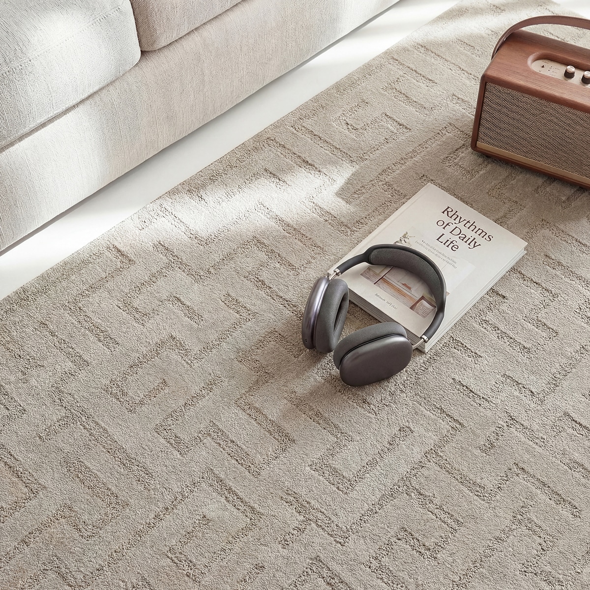 the carpet Designteppich »Elisa« rechteckig 15 mm Höhe mit klaren geometrischen Formen und Linien