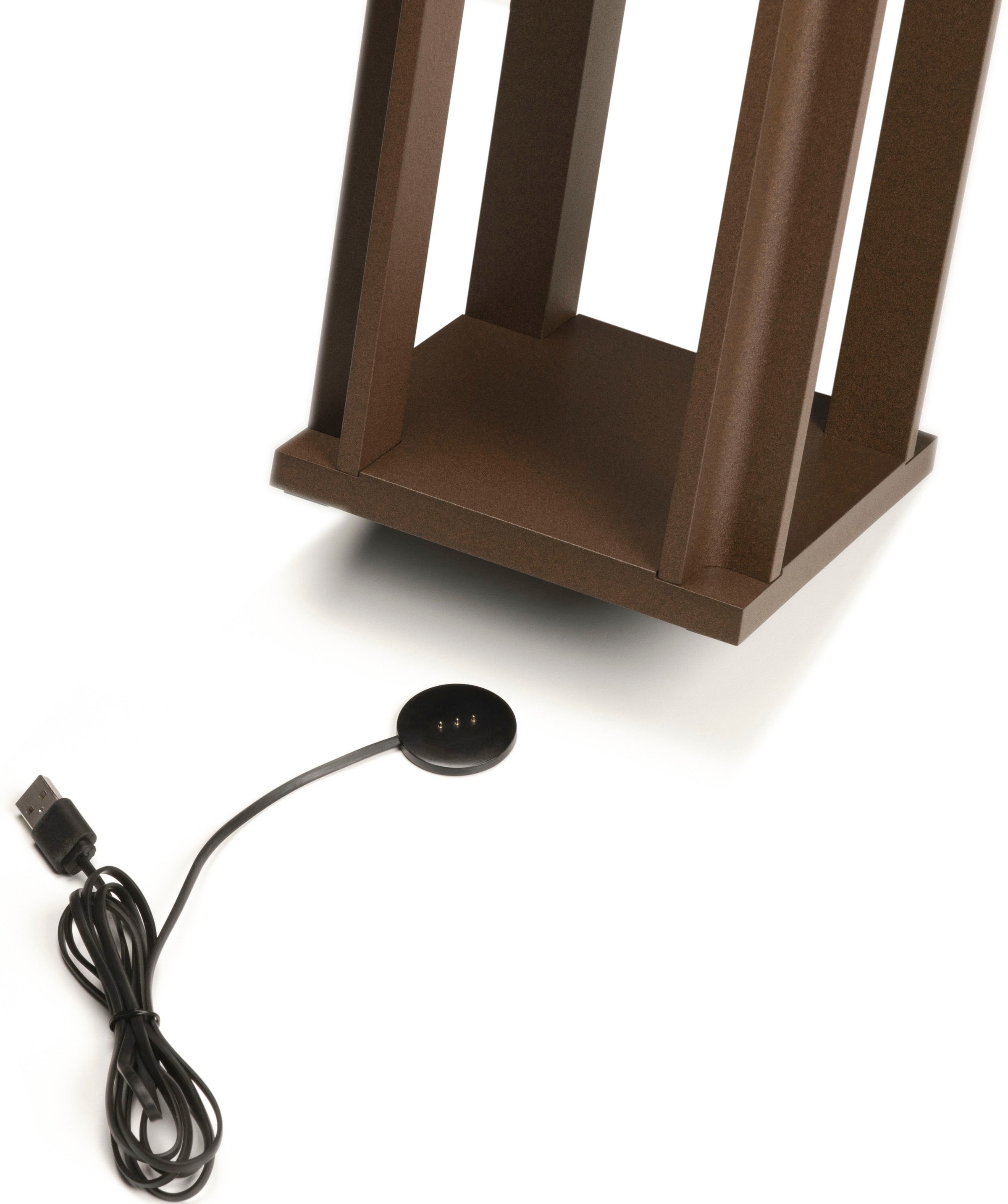 KONSTSMIDE LED Laterne »Cannes«, Leuchtmittel LED-Modul | LED fest integriert, Cannes LED USB-Laterne 42cm, dimmbar 2700/3000K