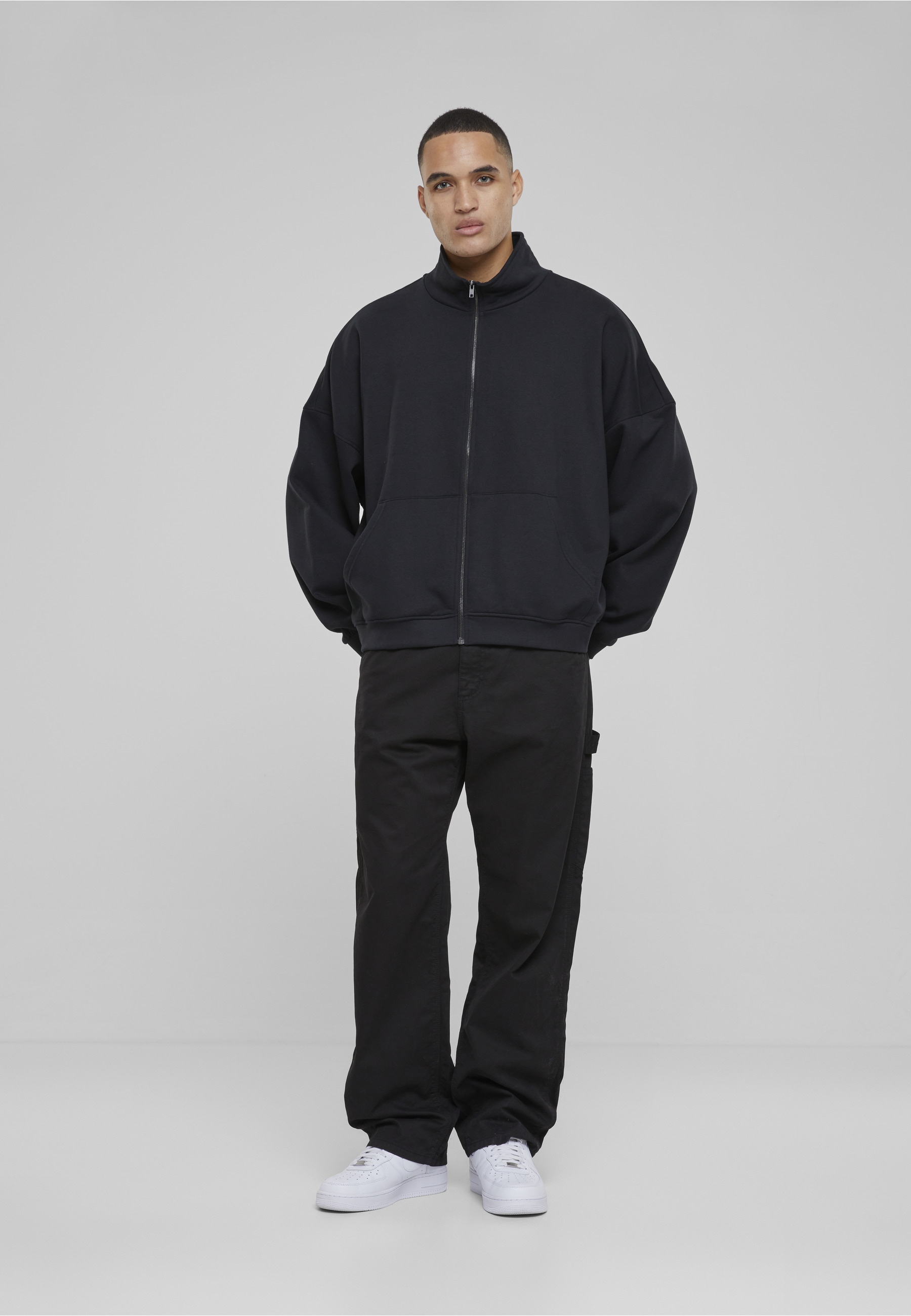 URBAN CLASSICS Allwetterjacke »Urban Classics Herren 90‘s Track Jacket« 1 Stk. tlg. ohne Kapuze