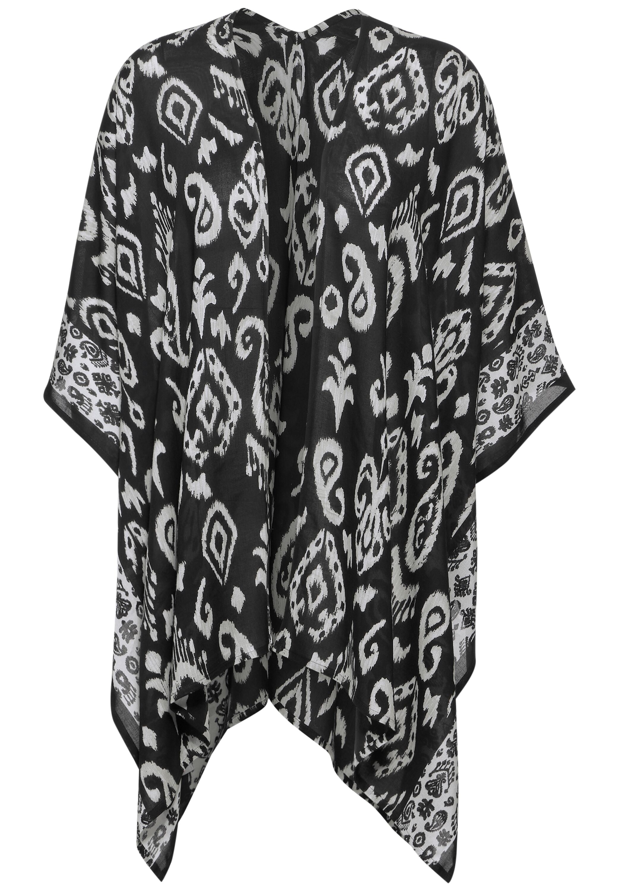 Cecil Blusenponcho, mit Ornament Muster