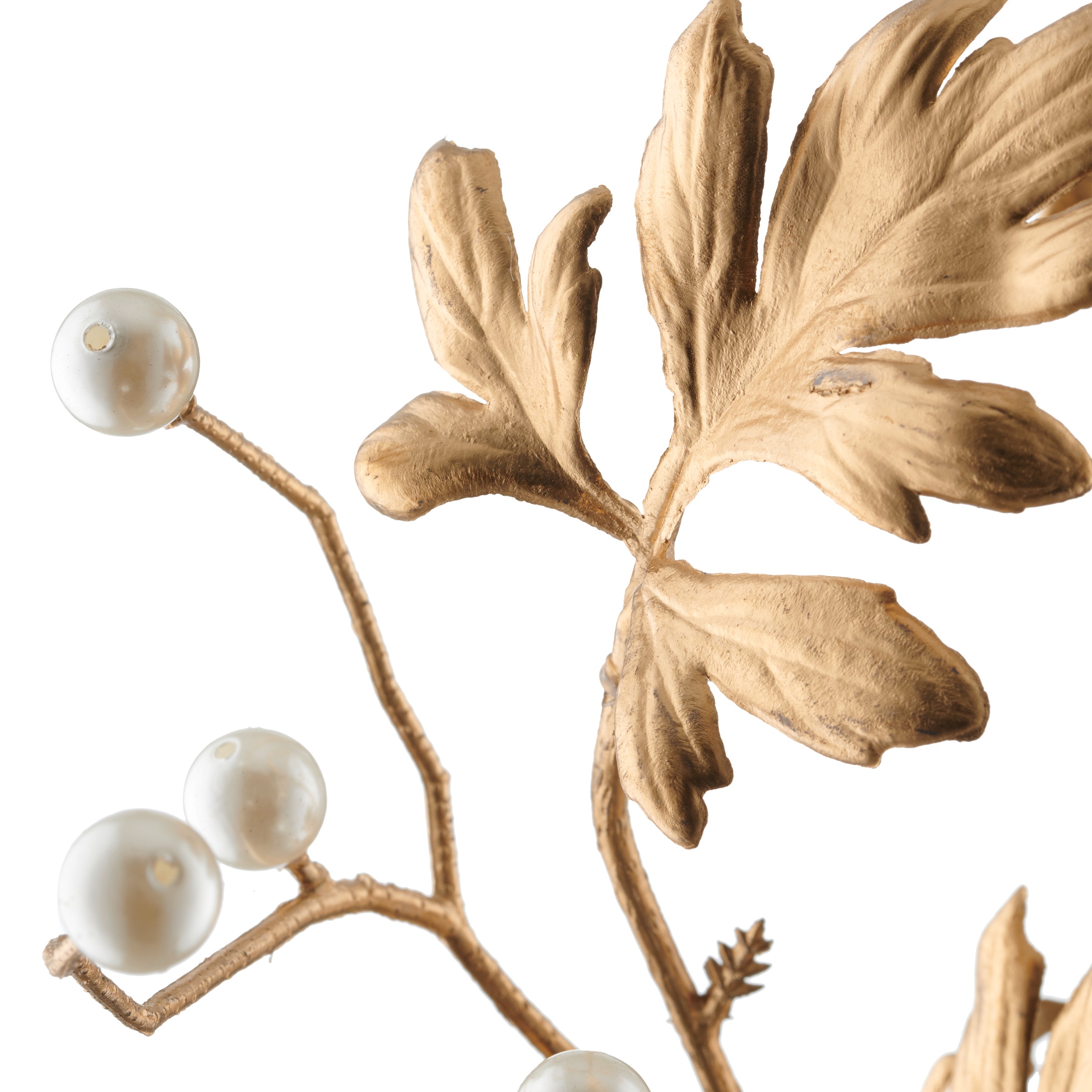 Creativ green Kunstzweig »Blattzweig« in festlicher Farbe