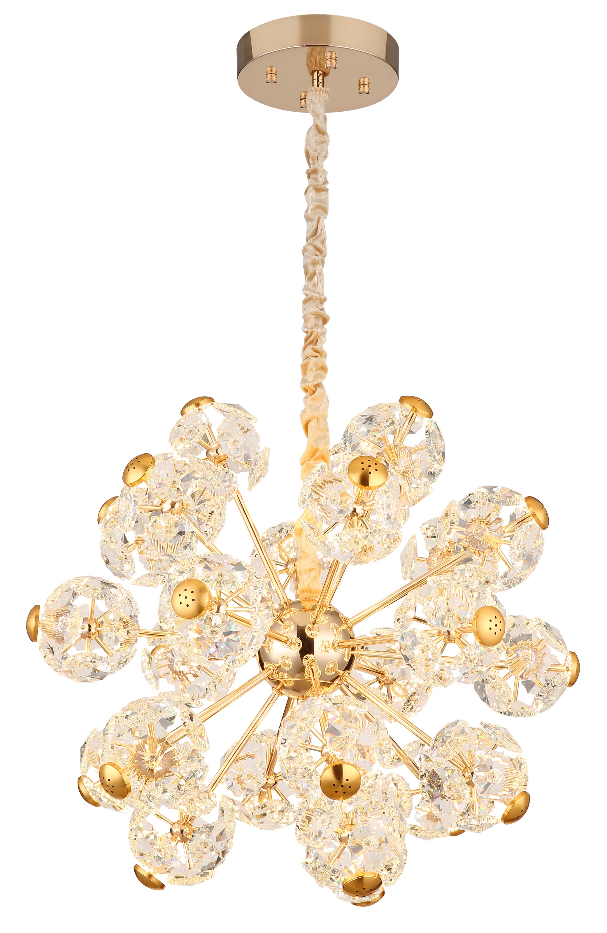 GLOBO LIGHTING Hängeleuchte »FLORIELLA« LED-Modul 1 Stk. Warmweiß Hängelamp günstig online kaufen