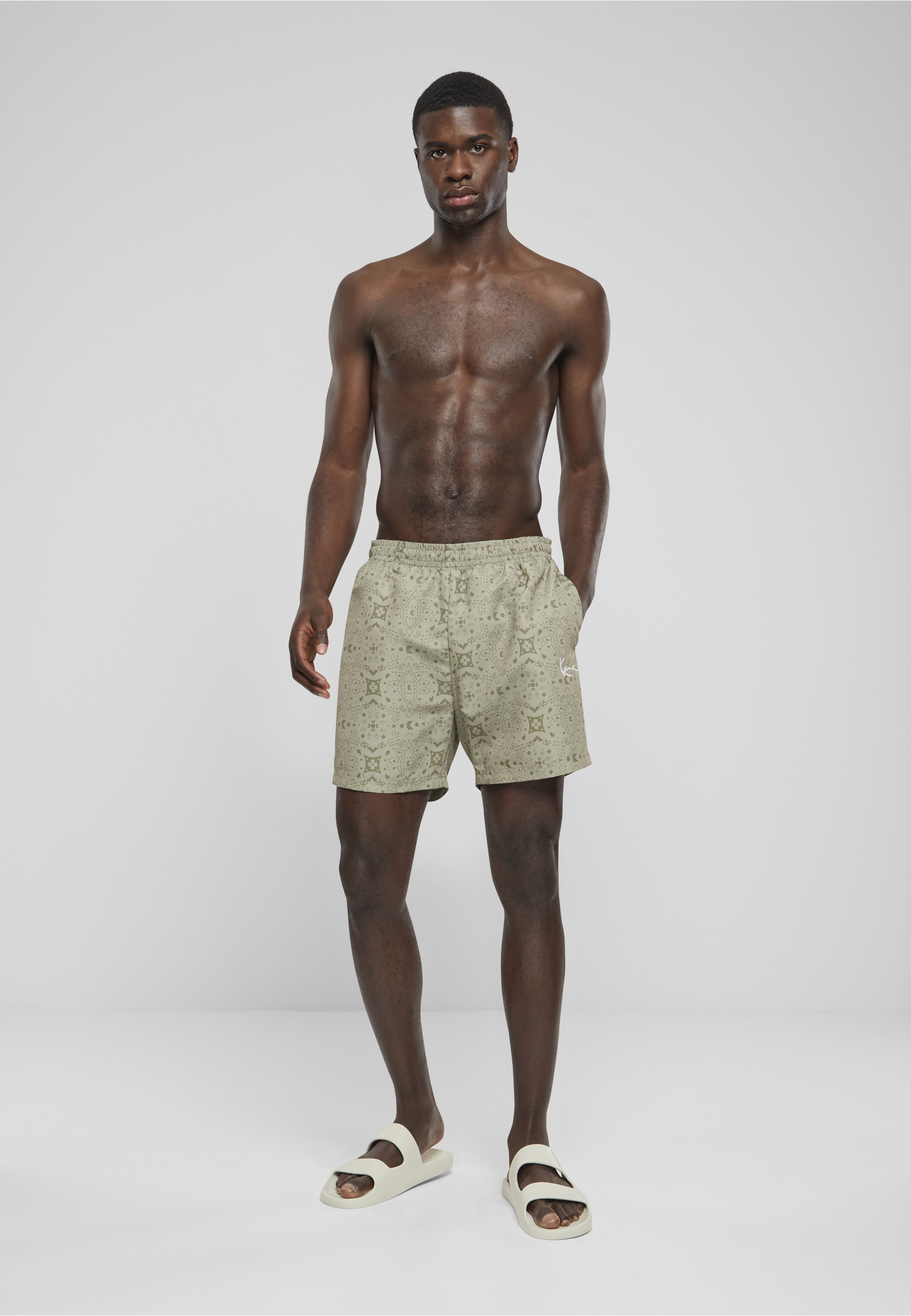 Karl Kani Badeshorts »Karl Kani Herren KM241-056-2 Signautre Paisley Swim Shorts«