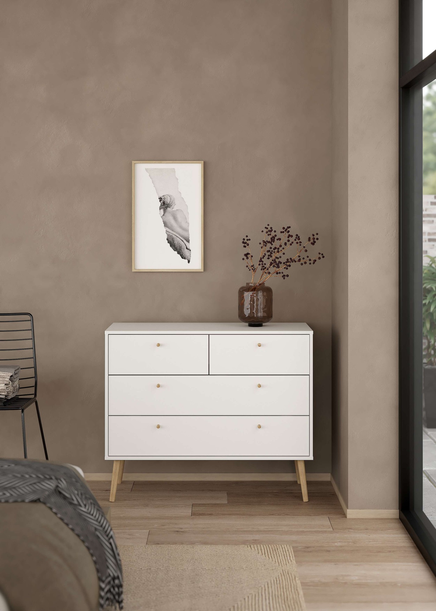 andas Kommode »Bodo, Aufbewahrung, Schubladenschrank, Stauraum, modern, Bre günstig online kaufen