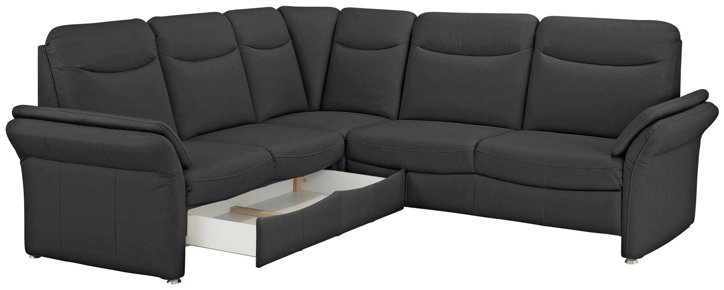 Home affaire Ecksofa »Tahoma L-Form«, mit Armlehnfunktion, wahlweise Bettfunktion, Schublade, Relaxfunktion