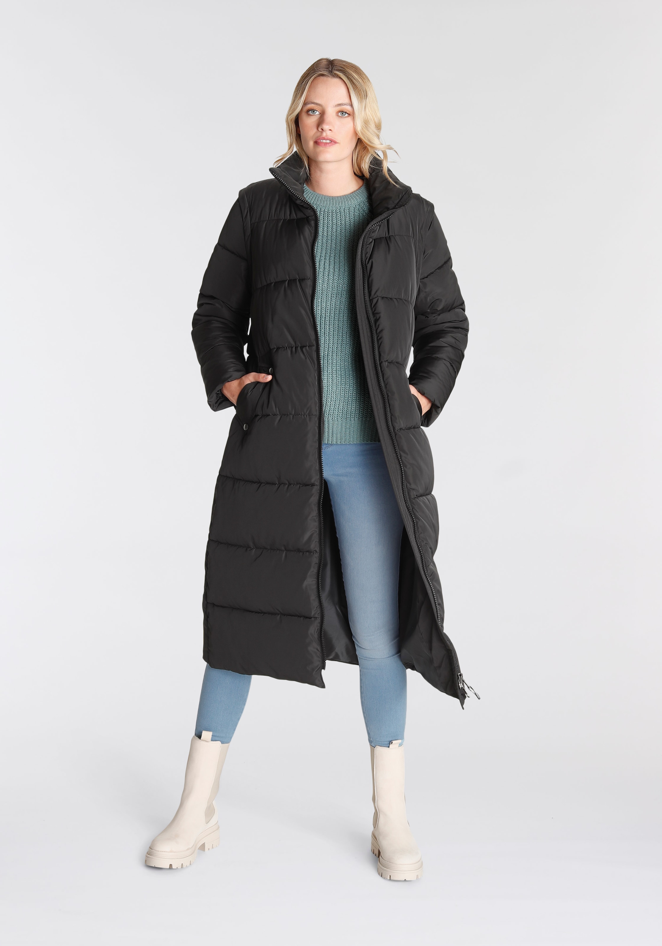 ONLY Steppmantel »ONLIRINA X-LONG 2IN1 PUFFER OTW«, auch als Weste tragbar