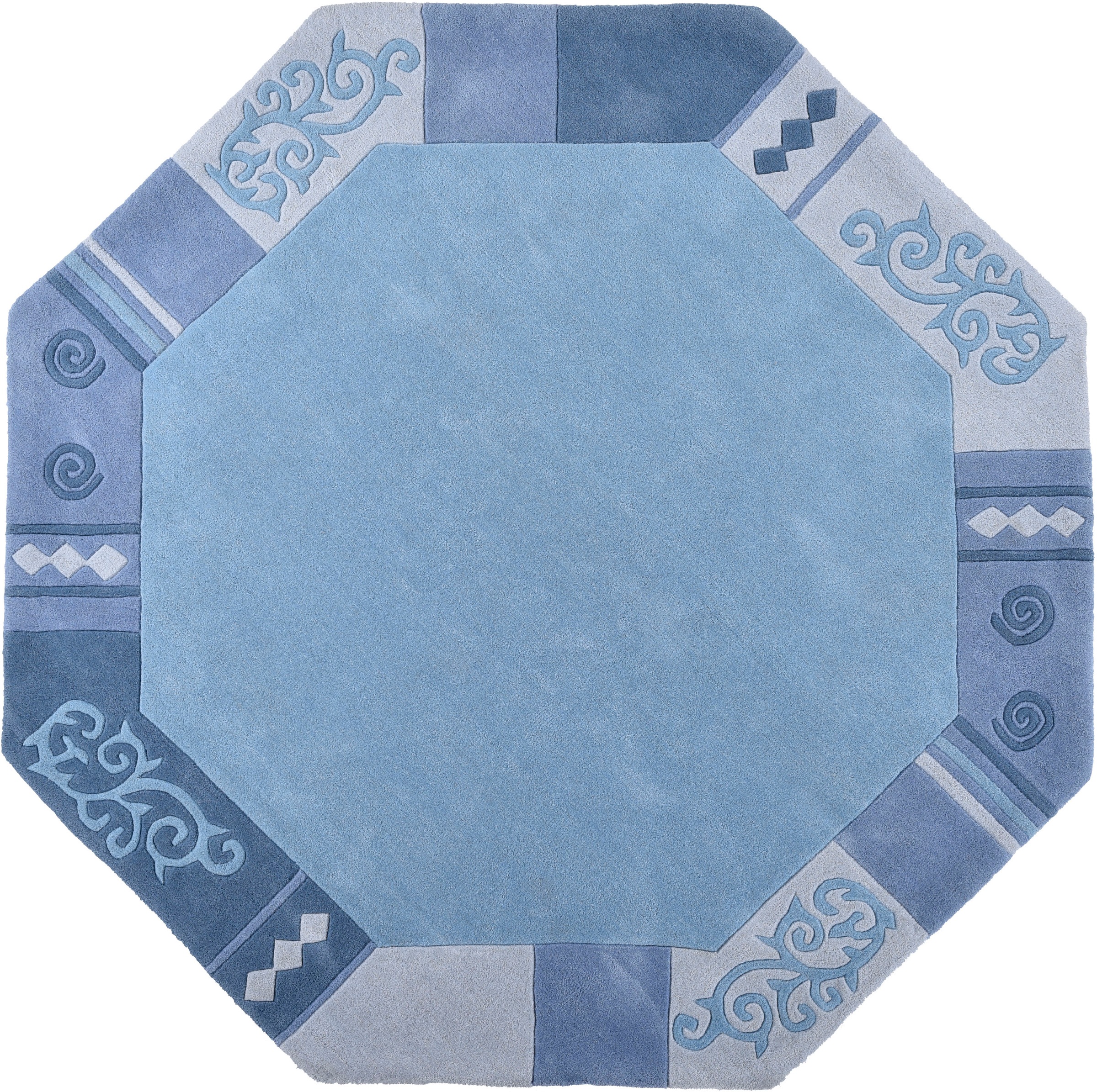 THEKO Teppich   ¦ blau ¦ Wolle ¦ Maße (cm): B: 200 H: 1,4 Teppiche > Wohnte günstig online kaufen