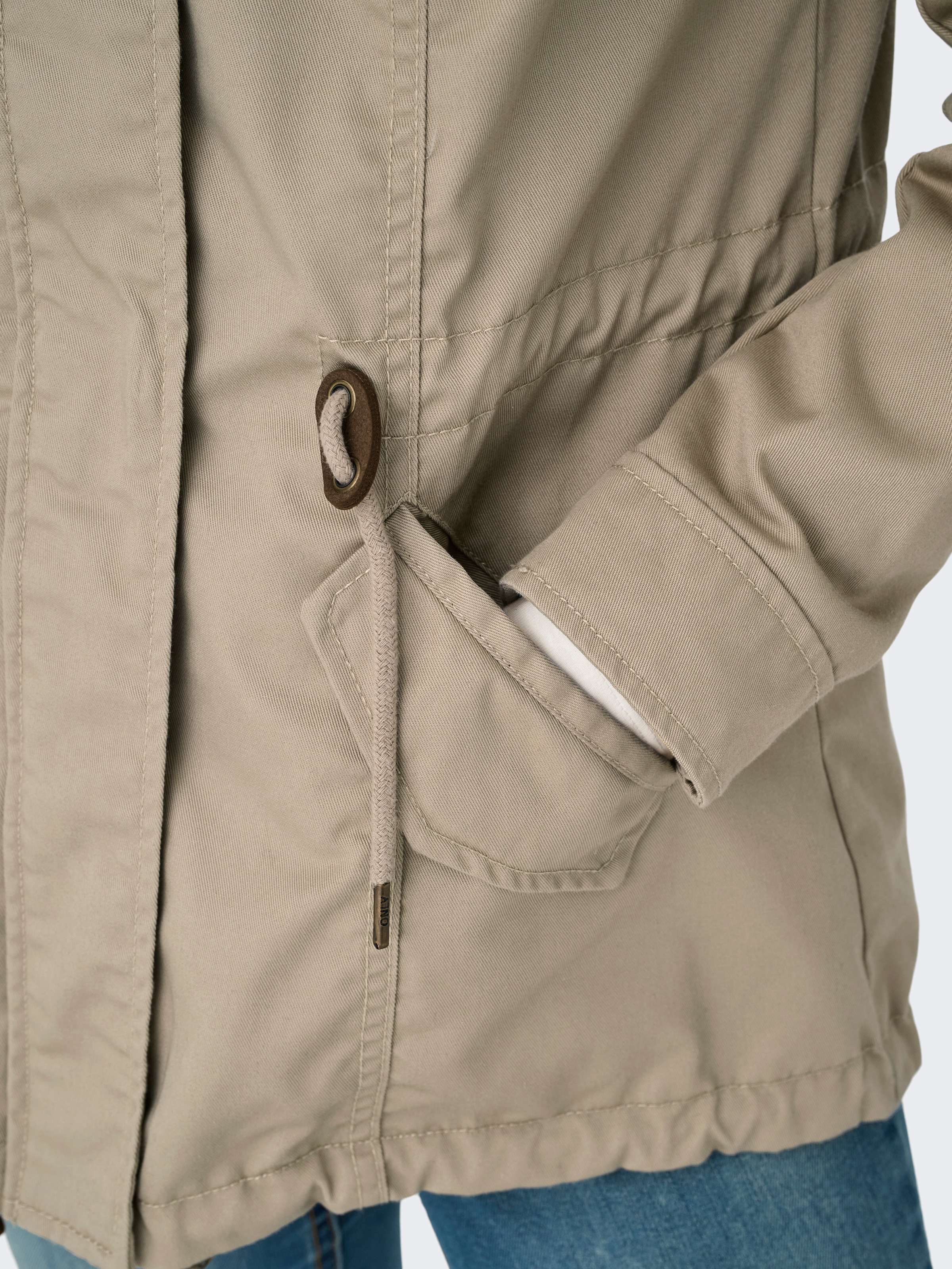 ONLY Parka »ONLLORCA CANVAS PARKA CC OTW«, mit Kapuze, mit Kapuze