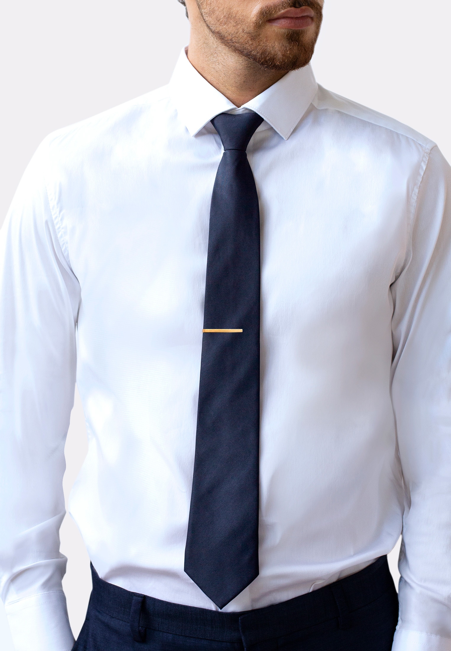 Kuzzoi Krawattennadel »Business Basic Matt Zeitlos 925 Sterling Silber«