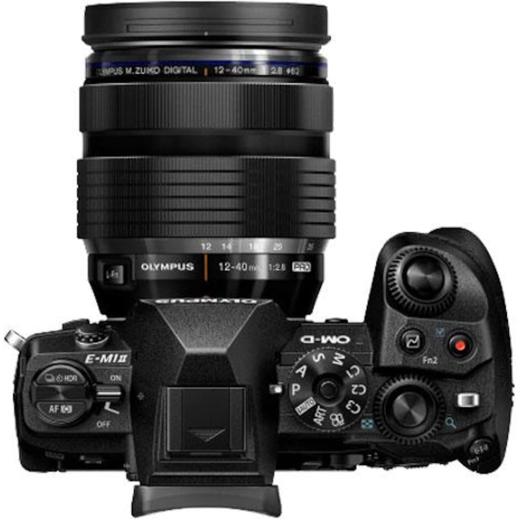 Olympus Systemkamera »OM-D  E-M1 Mark II inkl. 12-40mm PRO Objektiv«, 12-40 mm PRO, 20,4 MP, WLAN (Wi-Fi)