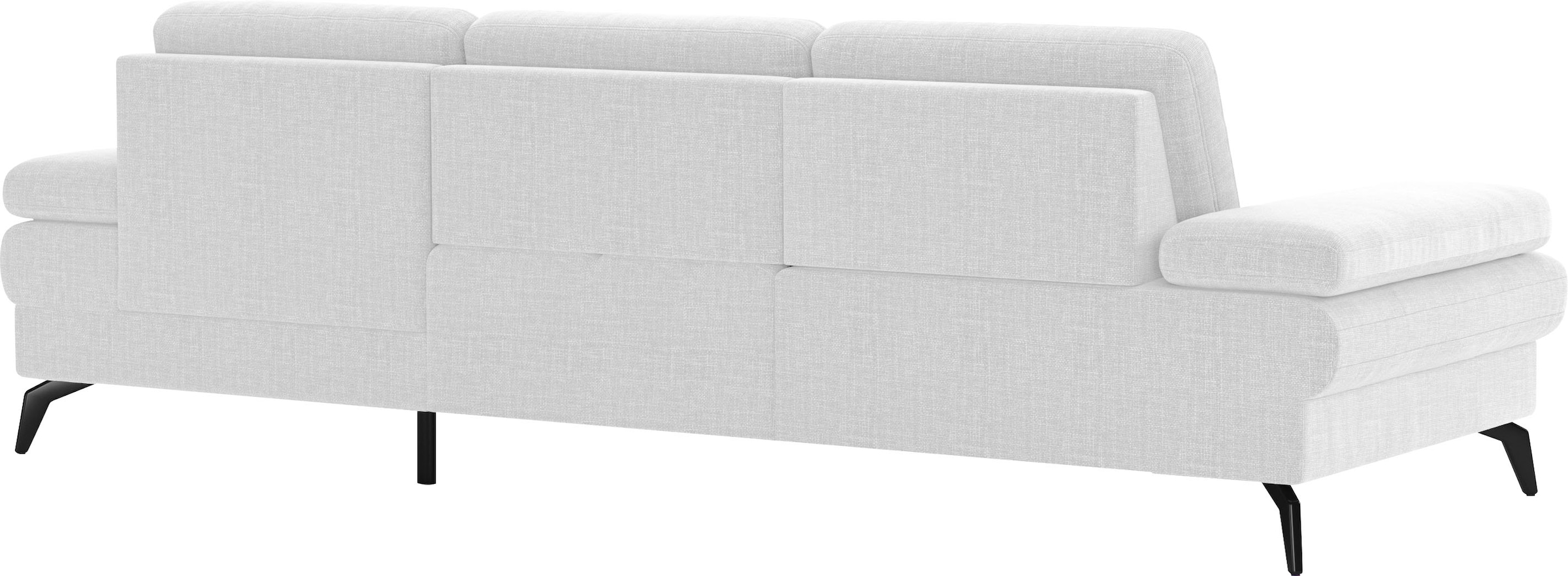 sit&more Ecksofa »Morris L-Form, inkl. Sitztiefenverstellung«, wahlweise mit Armteilverstellung, Bettfunktion & Bettkasten