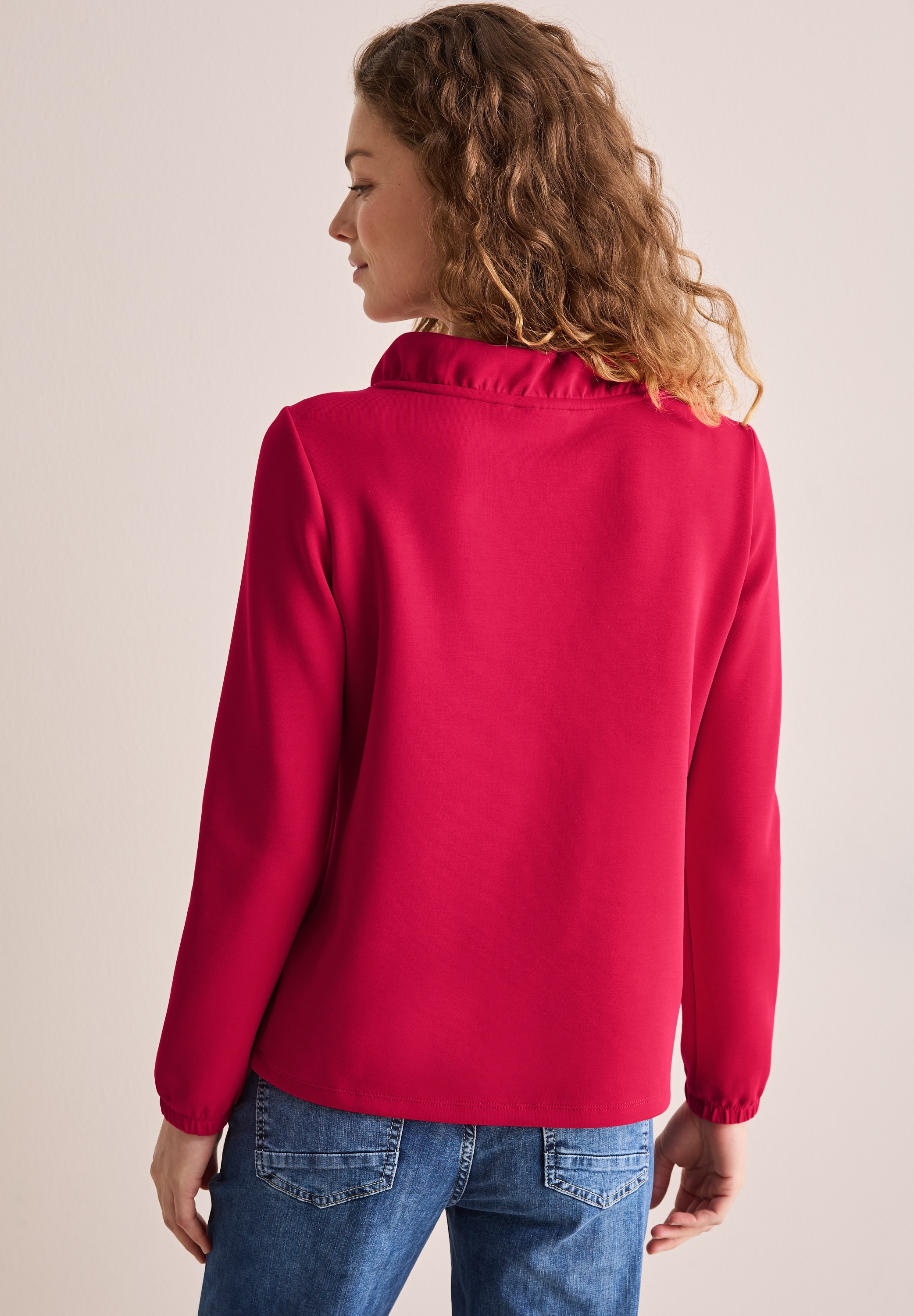 Cecil Langarmshirt, mit Funnelneck