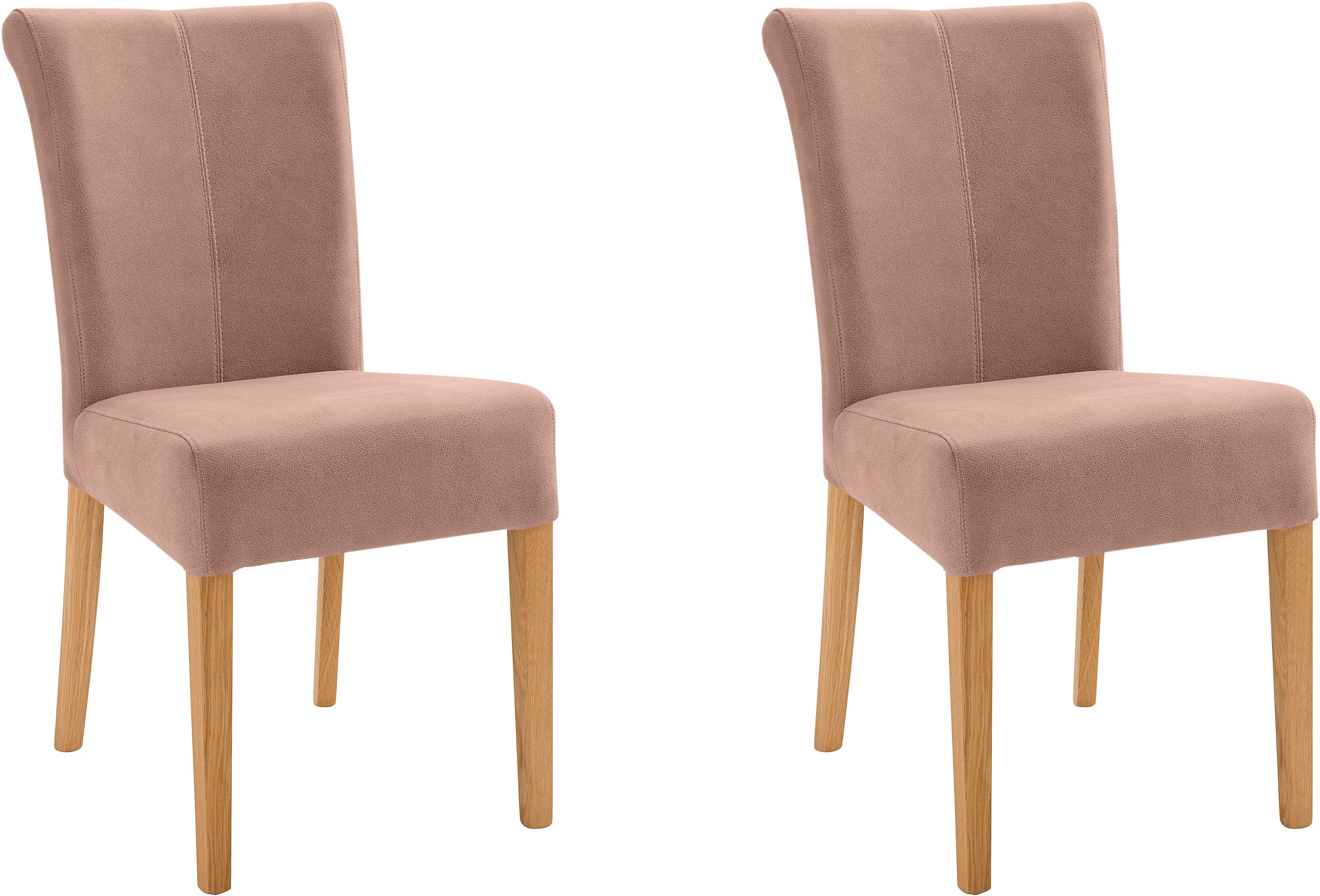 Home affaire 4-Fußstuhl »Barcelona« (Set) 2 Stk.Stuhlbeine aus Massivholz, günstig online kaufen