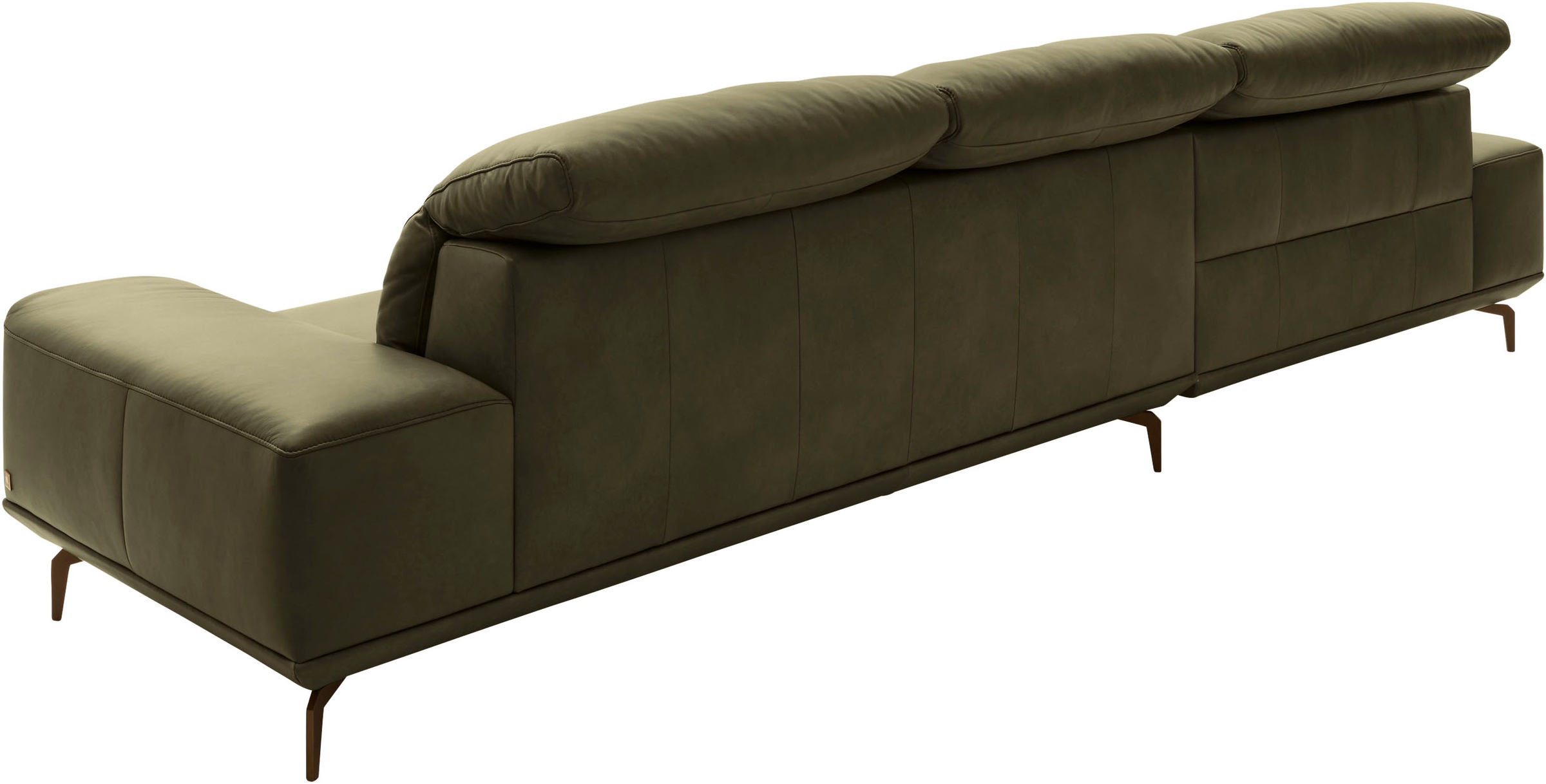 Musterring Wohnlandschaft »MR 2490« Bronze-Fuß Sitzhöhe 46cm, wahlweise mit Funktionen, Maße 342 x 207 cm