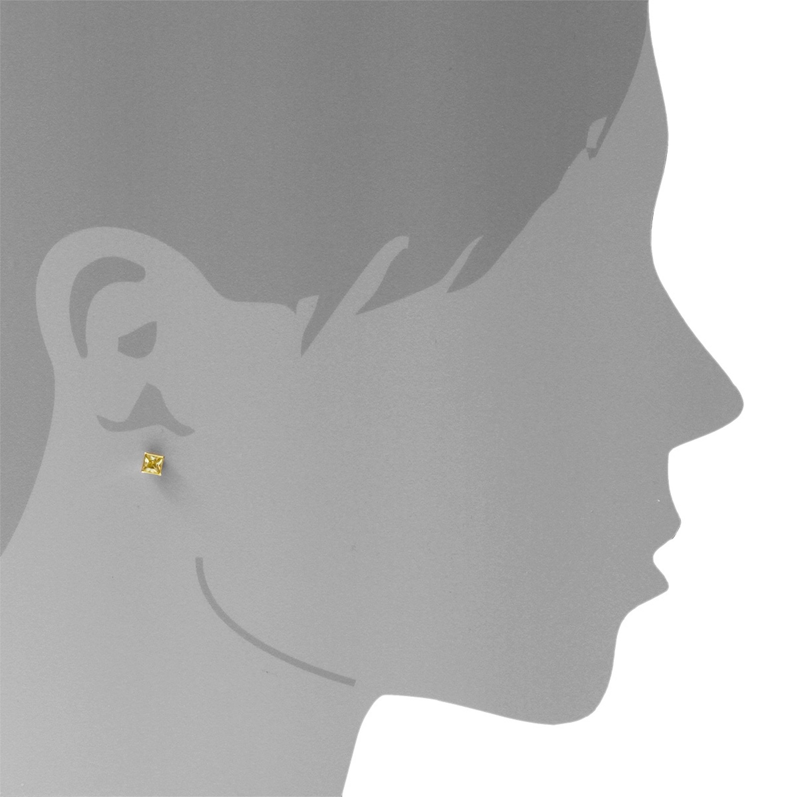 OSTSEE-SCHMUCK Paar Ohrstecker »Ostsee-Schmuck Ohrstecker Anna 5x5 mm Ohrstecker Anna 5x5 mm«