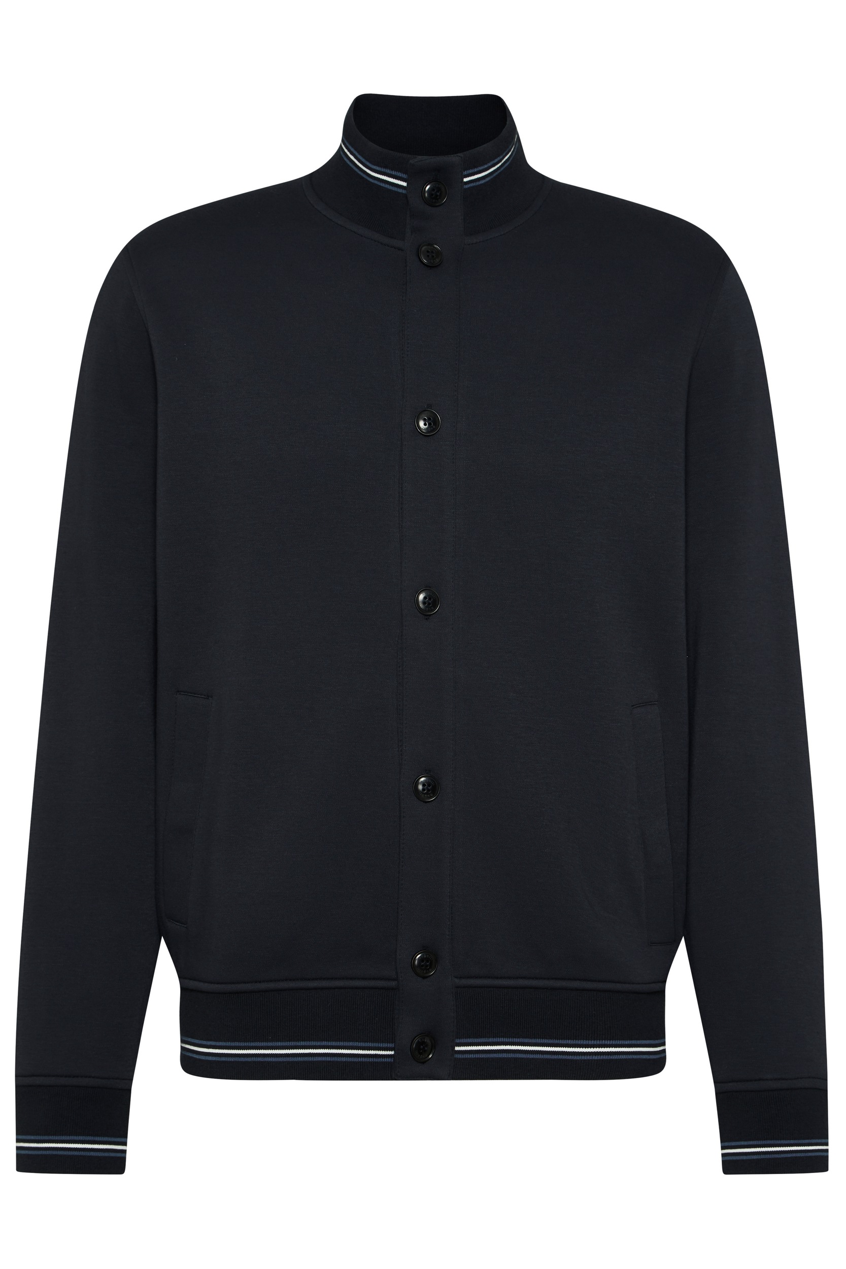bugatti Sweatshirt, mit Collegekragen