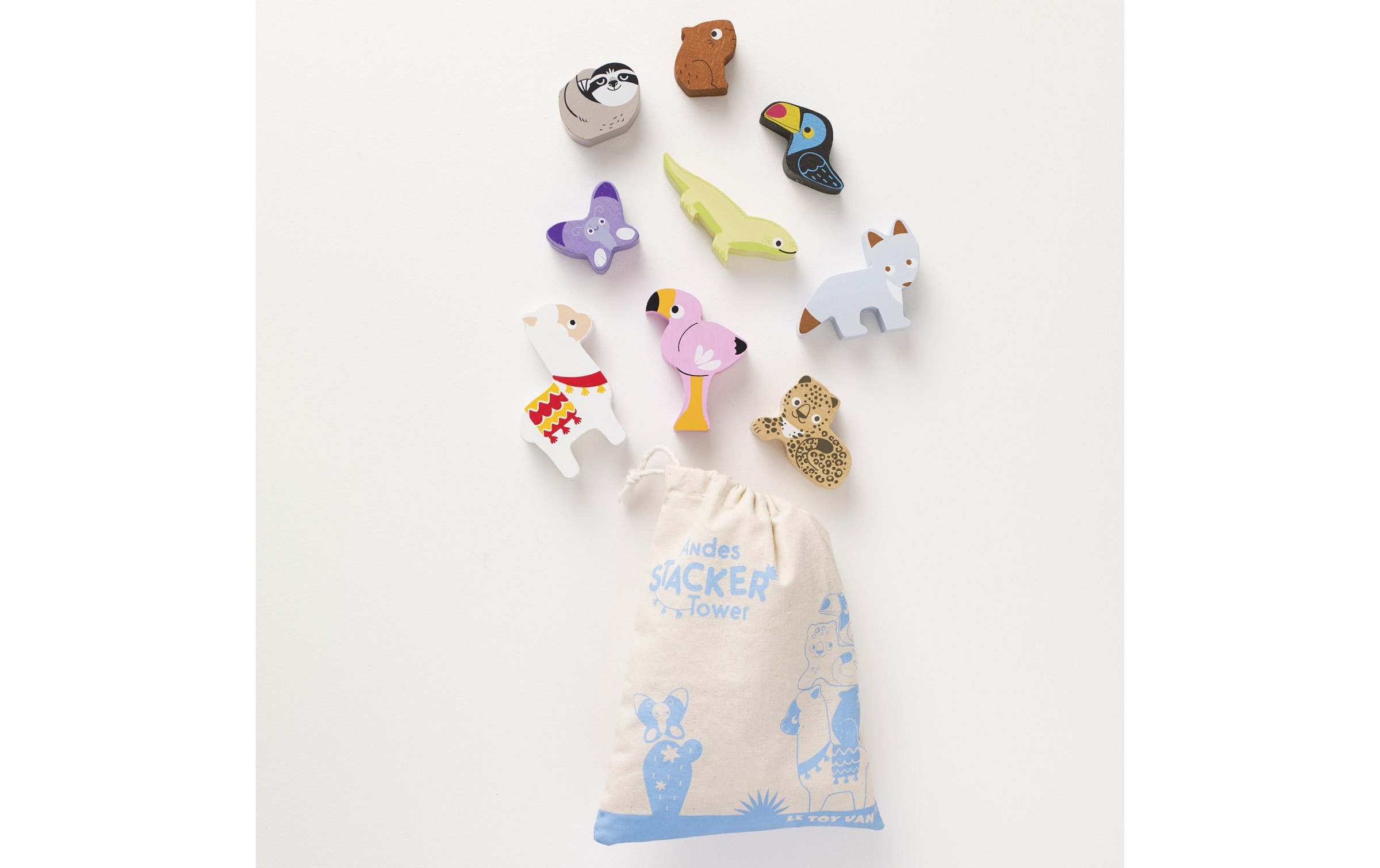 Le Toy Van Stapelspielzeug »Tiere der Anden«