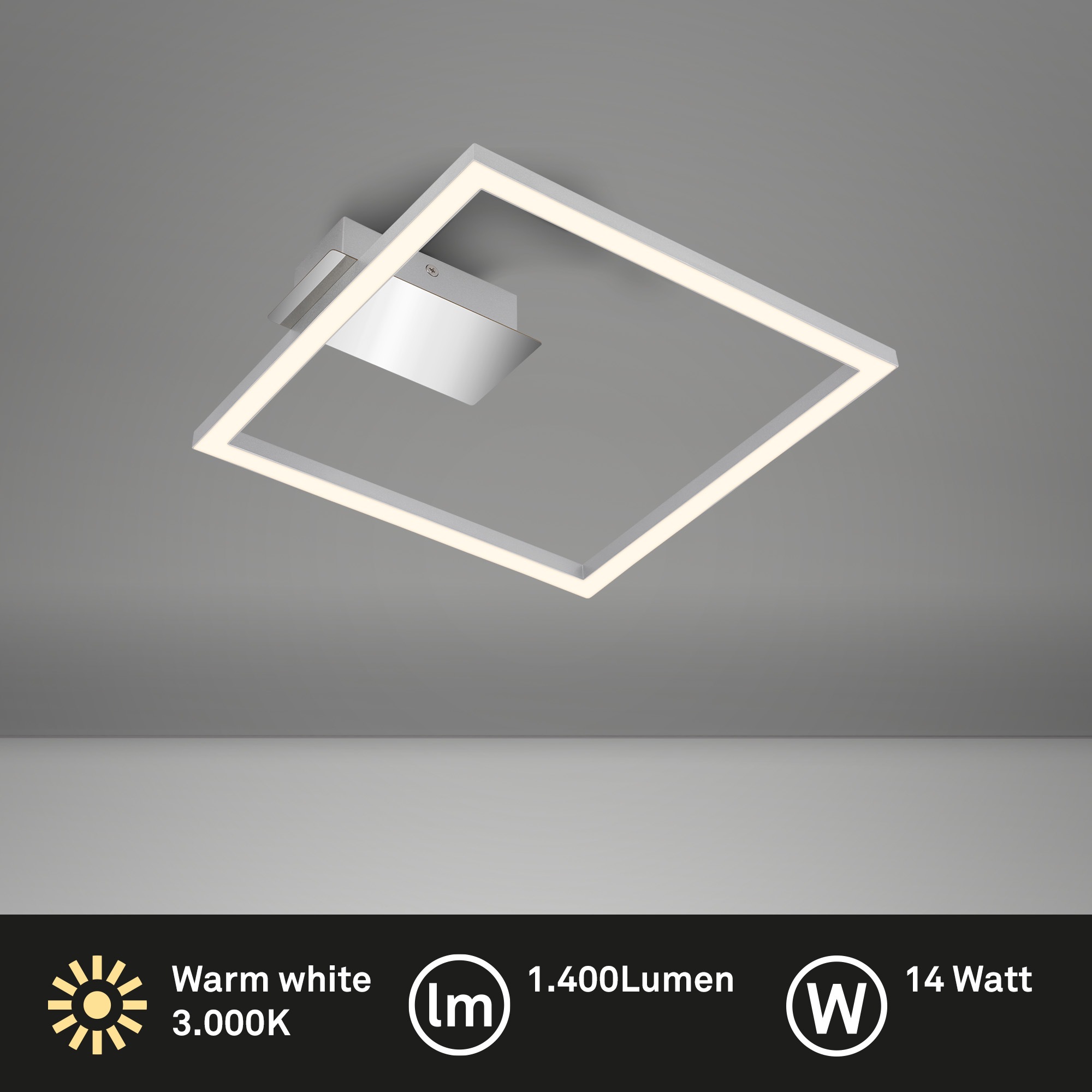 Briloner Leuchten LED Deckenleuchte »Frame NICI«