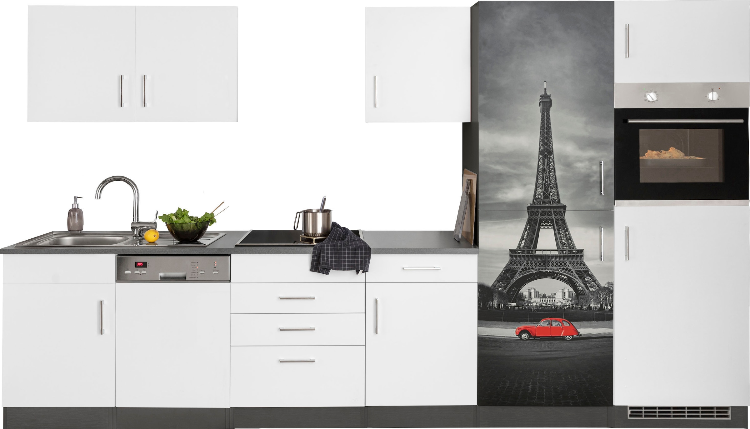 KOCHSTATION Küchenzeile »KS-Paris«, ohne E-Geräte, Breite 340 cm günstig online kaufen