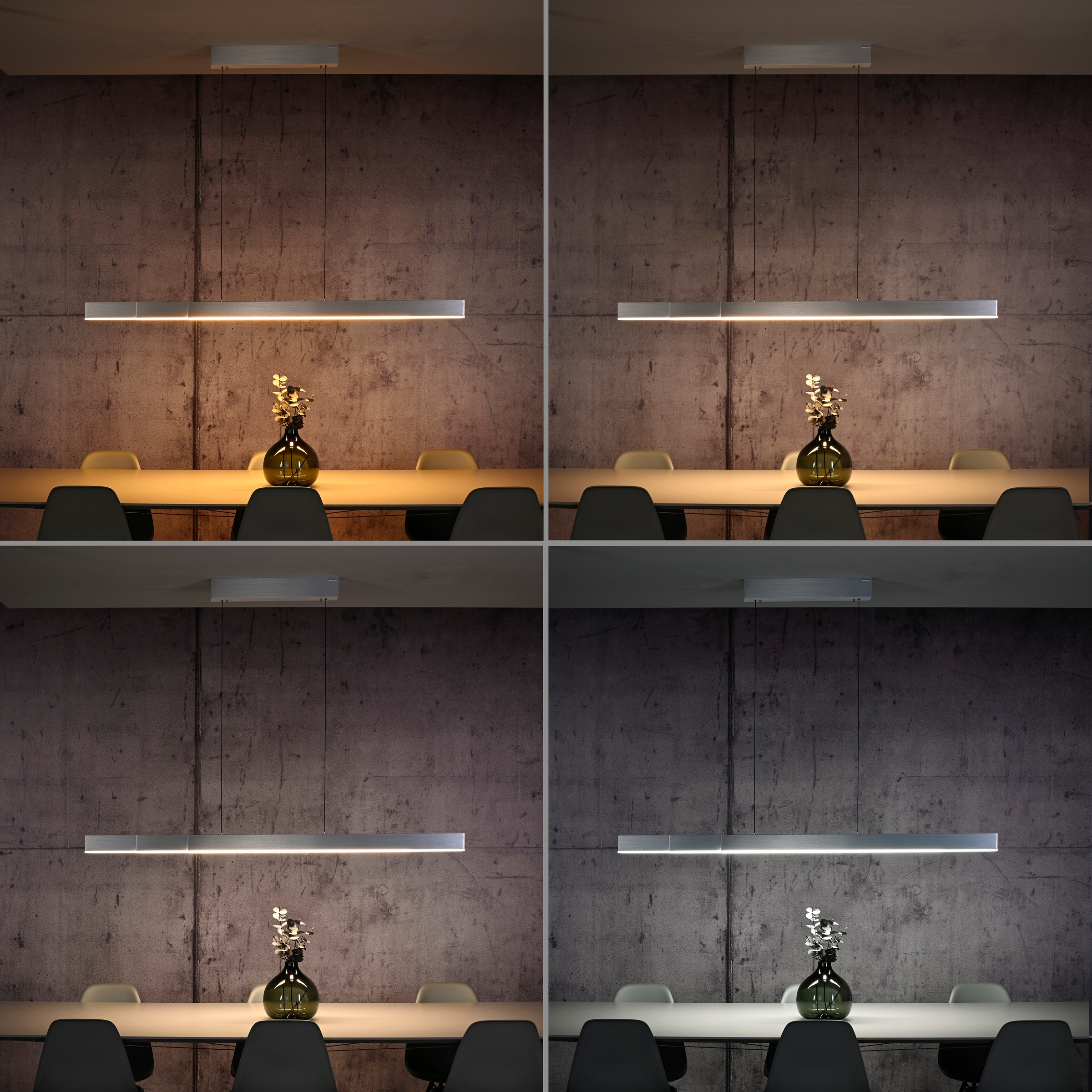 Neuhaus PURE LED Pendelleuchte »PURE Moto-Rise« LED-Board 1 Stk. warmweiß - kaltweiß e-LIFT® Funktion, e-SLIDE® Funktion, Fernbedienung