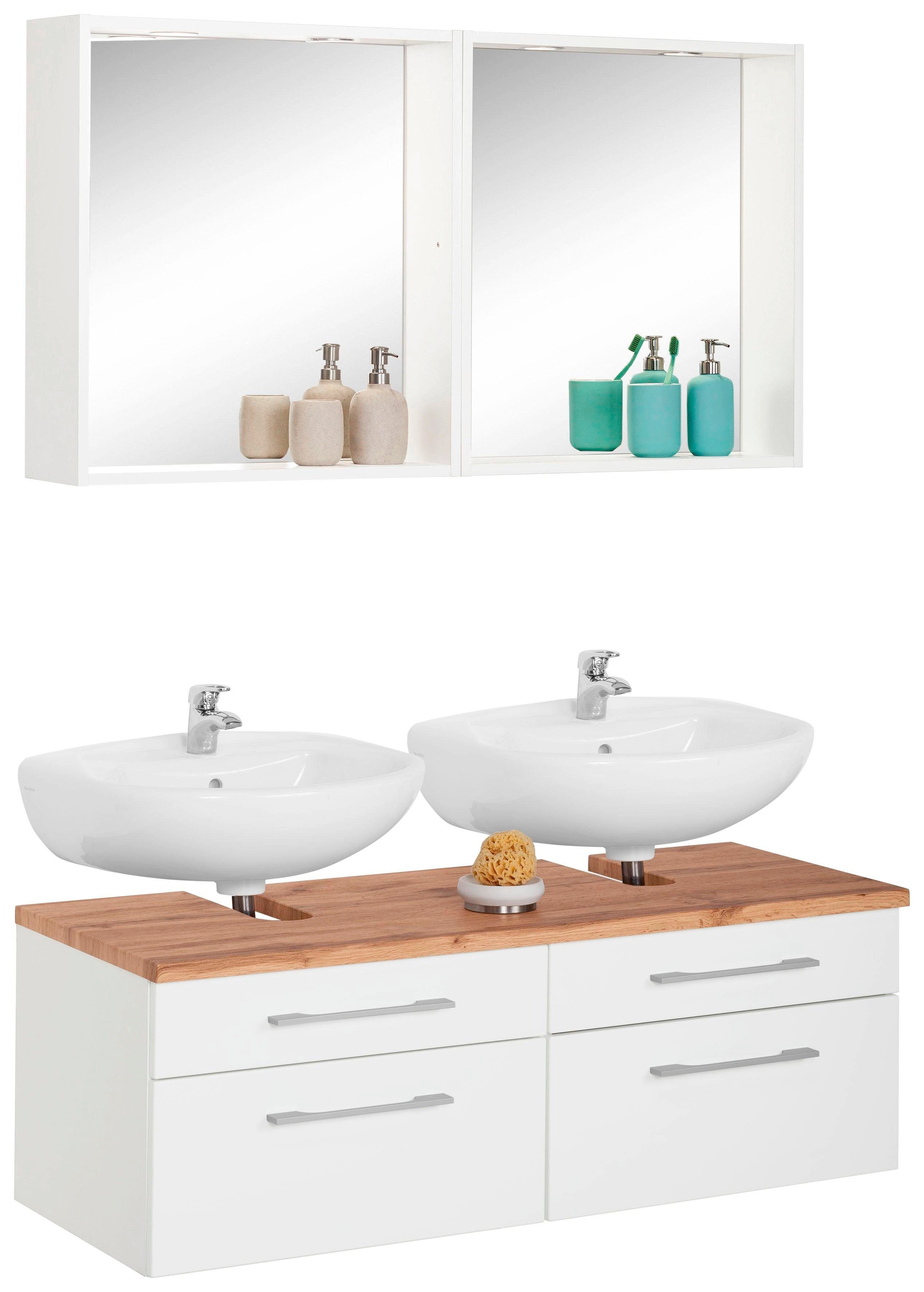 welltime Badmöbel-Set »Davos« 3 Stk. tlg. günstig online kaufen