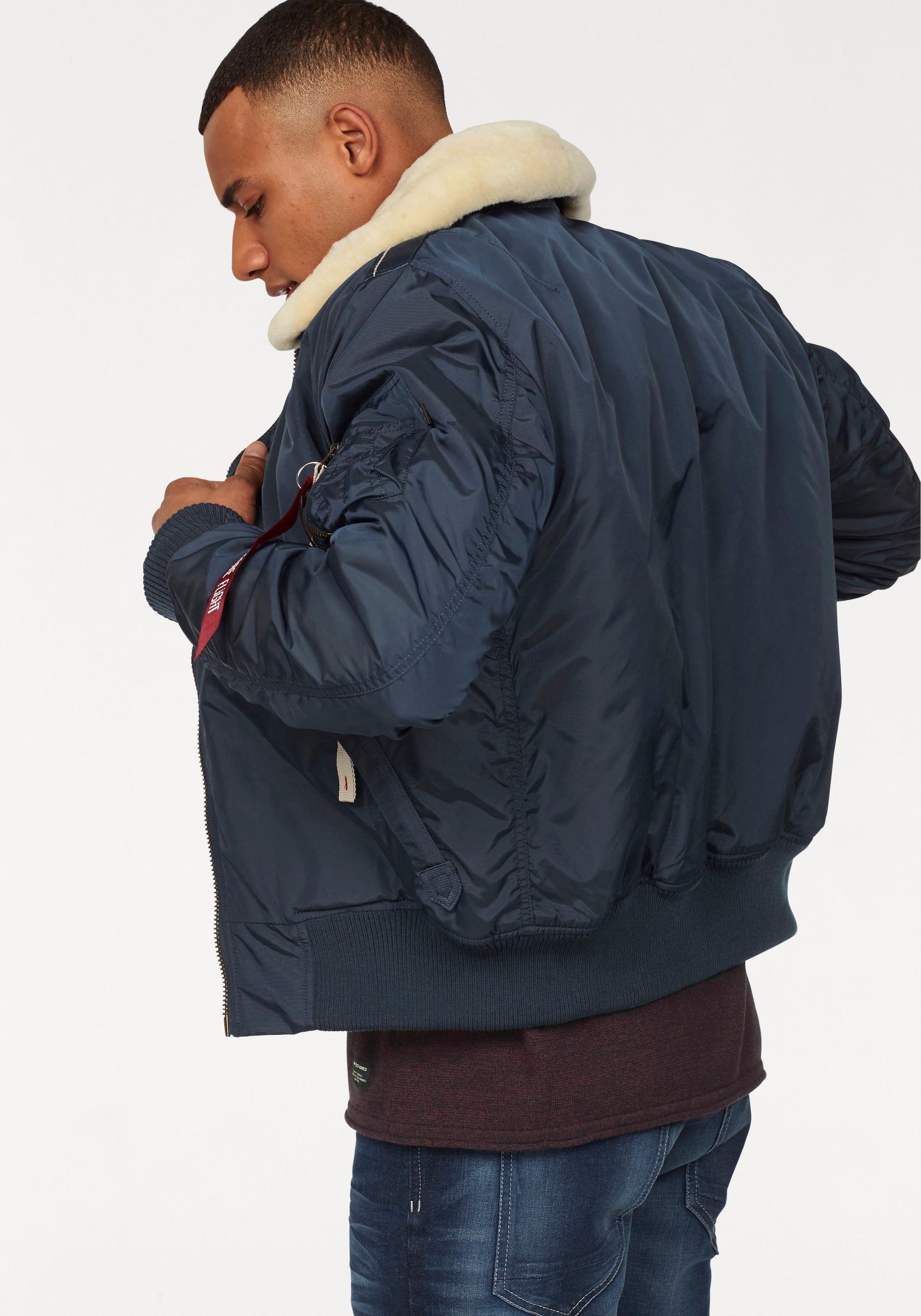 Alpha Industries Bomberjacke »INJECTOR III«, ohne Kapuze