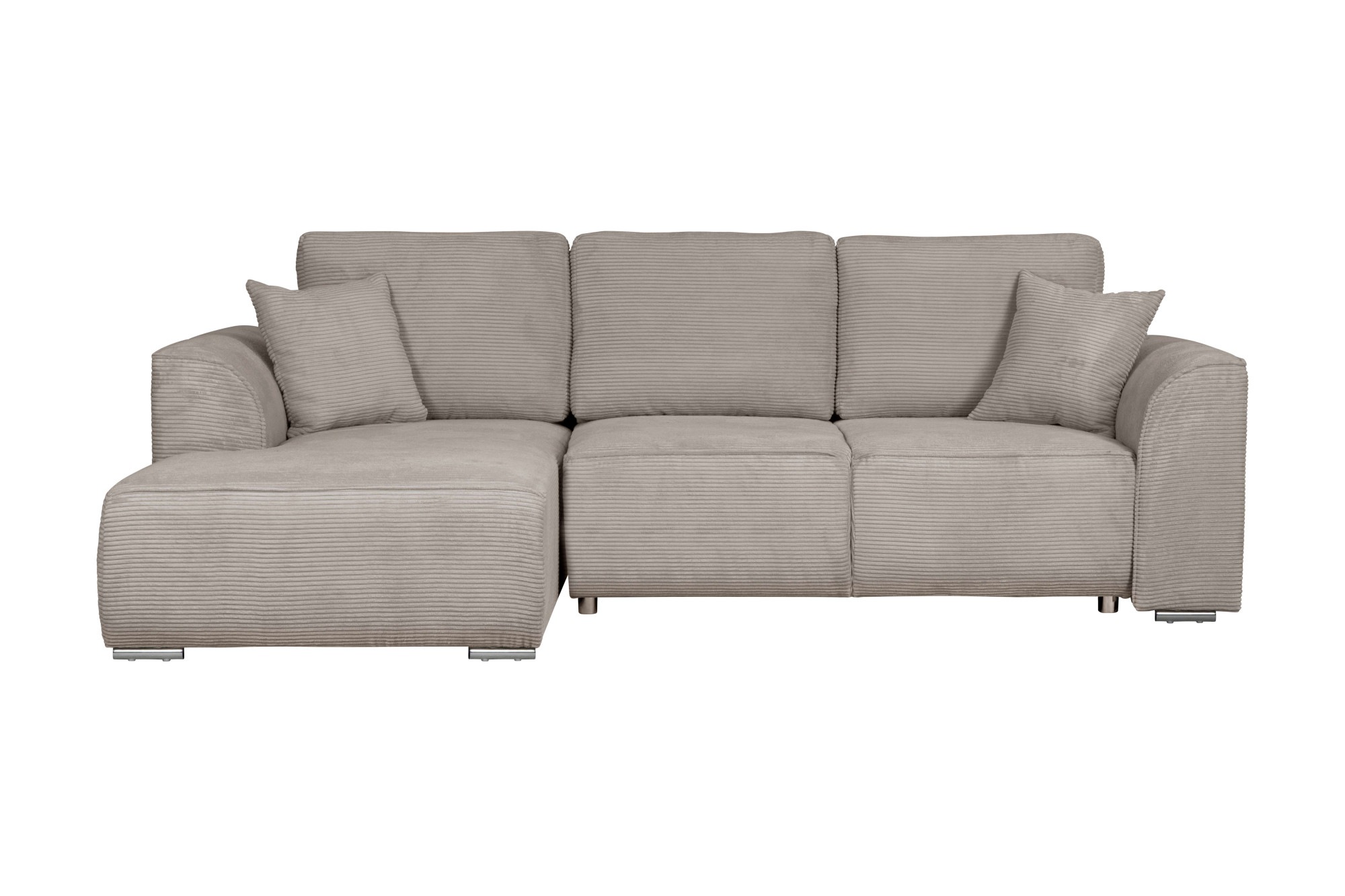 INOSIGN Ecksofa »BEATRICE optionale Schlafsofa mit Bettkasten, B/T/H: 265/170/86 cm«, L-Form, wahlweise auch mit Bettfunktion und Bettkasten