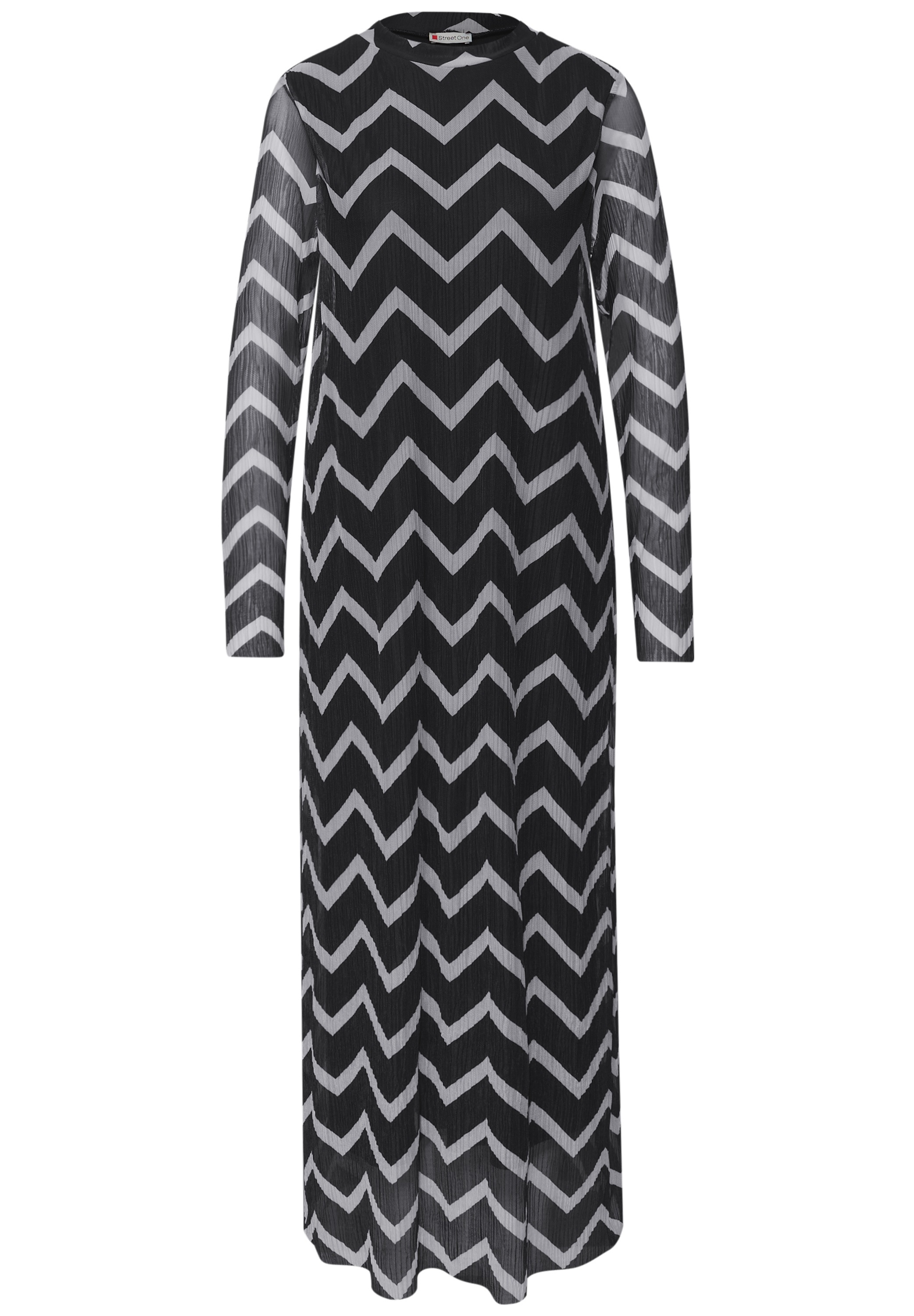 STREET ONE Midikleid Ohne Taschen mit grafischem Muster