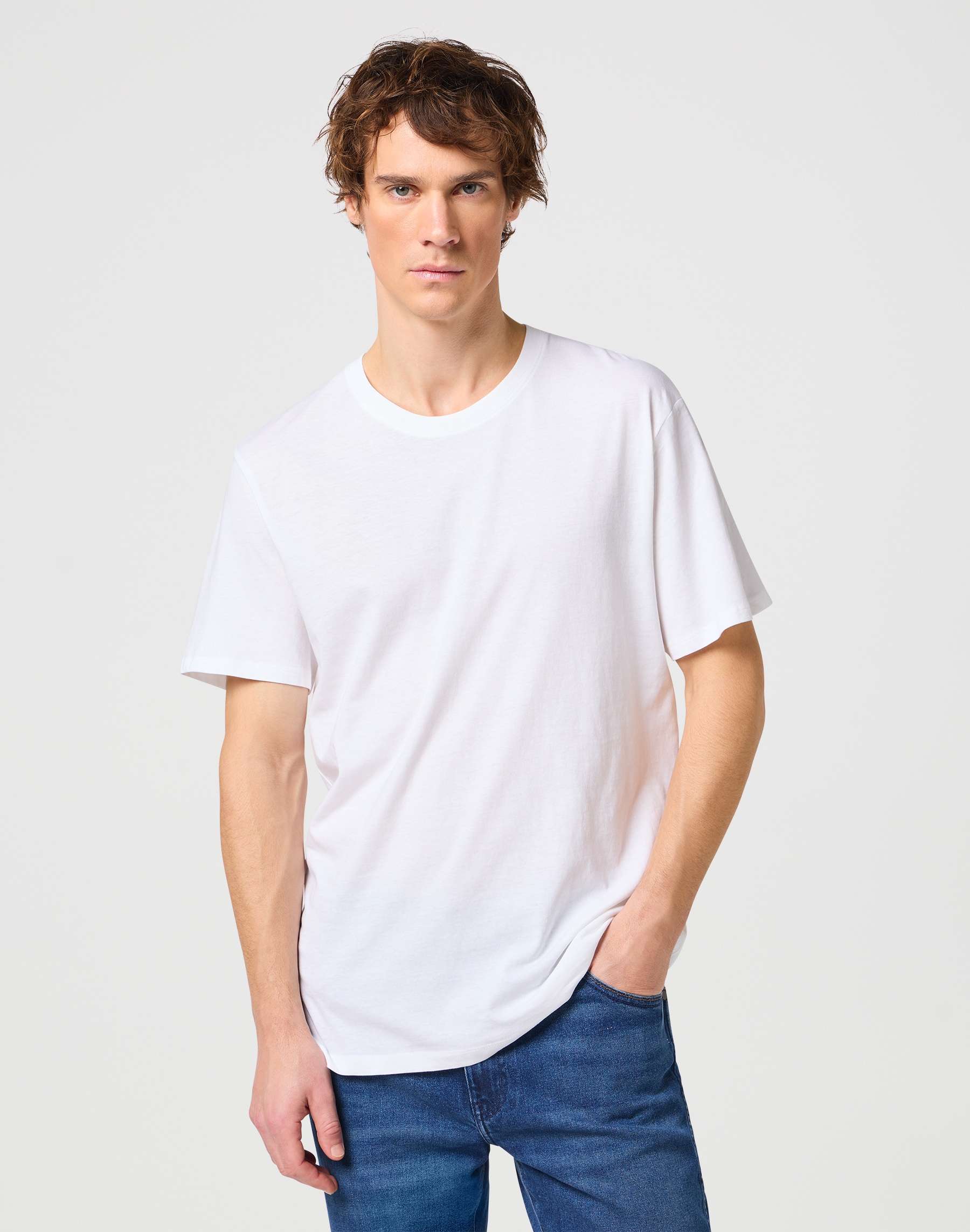 Wrangler Rundhalsshirt, (Packung, 2 tlg.)