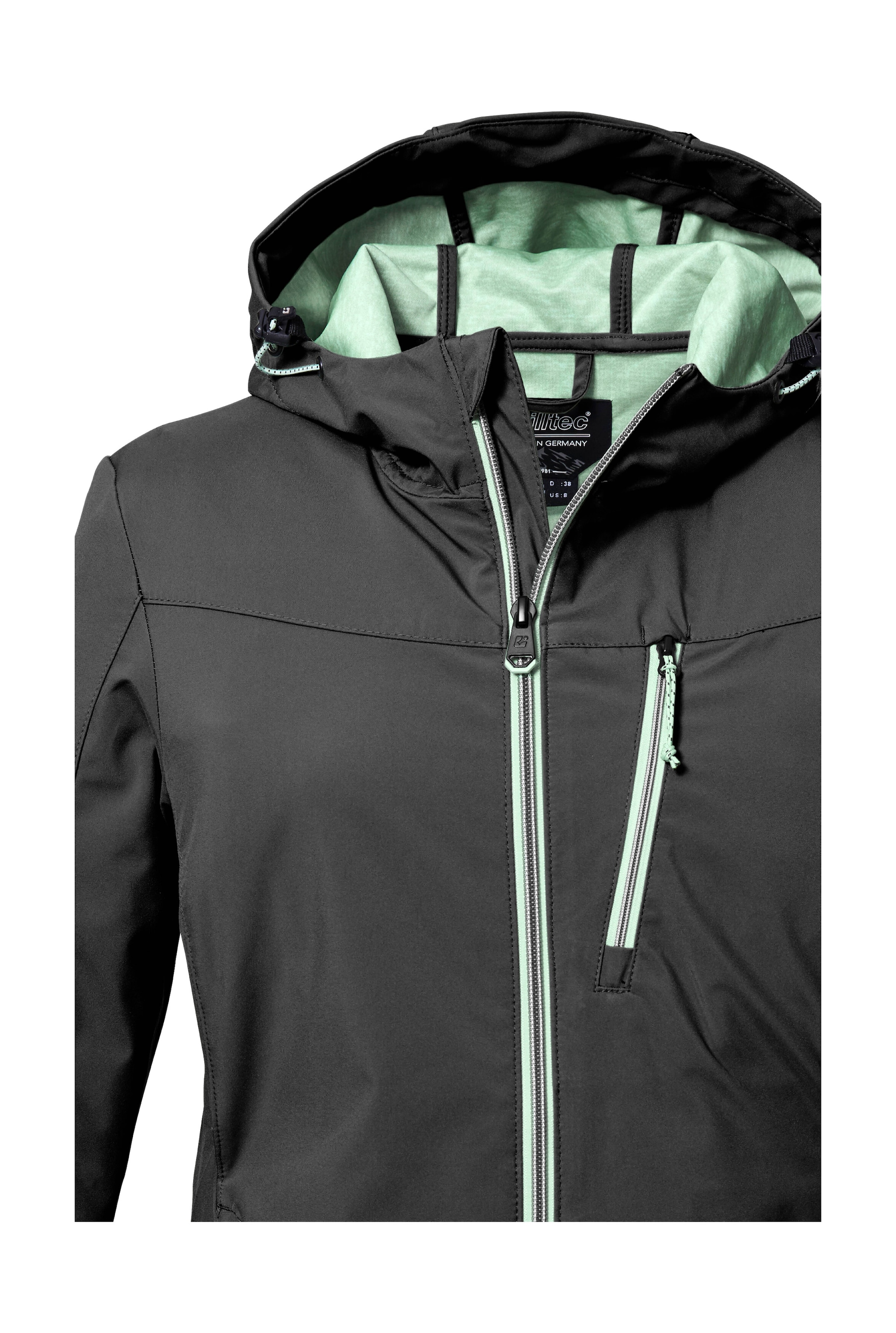 Killtec Softshelljacke »KOS 89 WMN SFTSHLL JCKT«, Damen Softshelljacke: Wind-und wasserdicht, atmungsaktiv, PFAS-frei