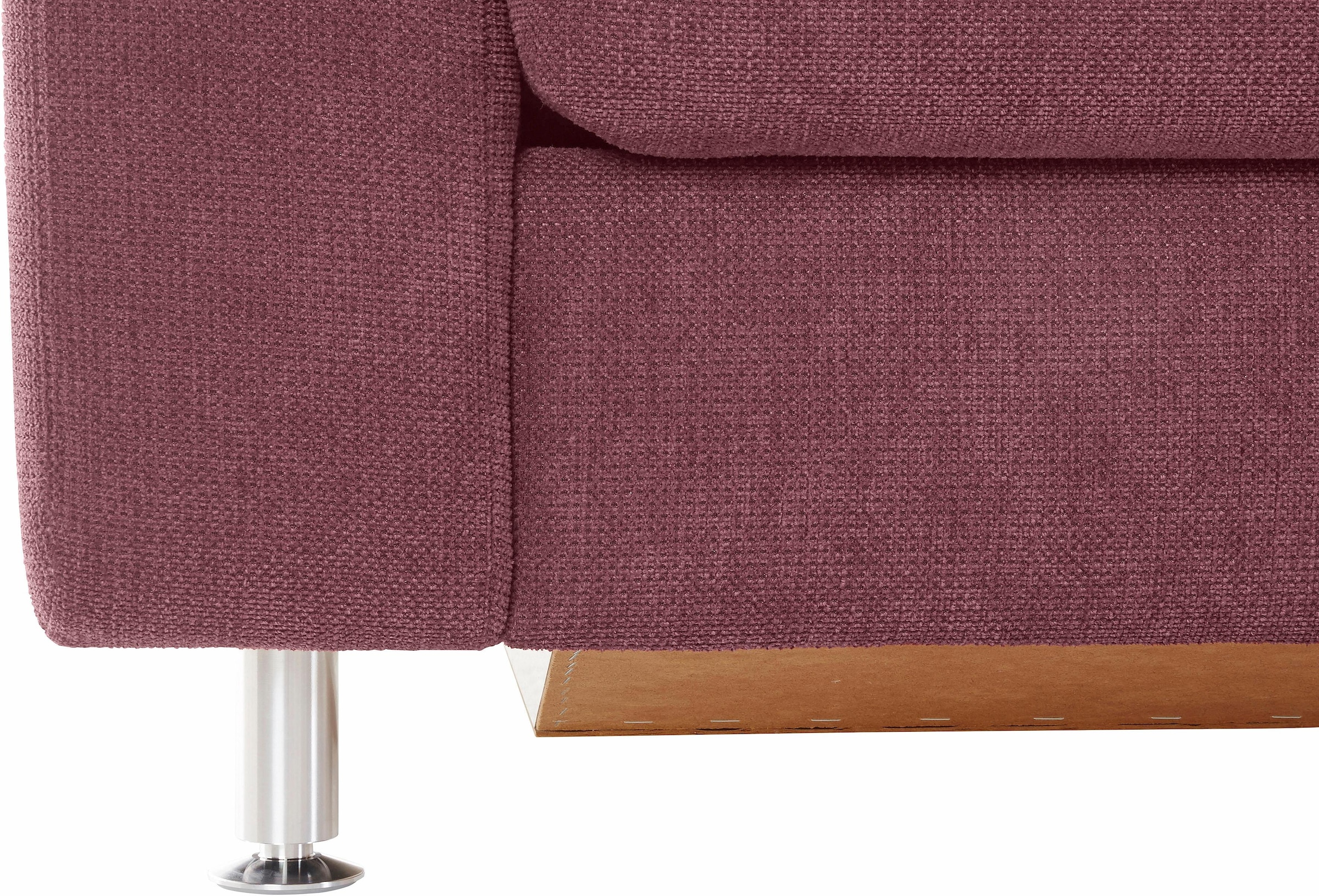 sit&more Ecksofa »Belfort L-Form«, wahlweise mit Vorziehsitz und Bettkasten