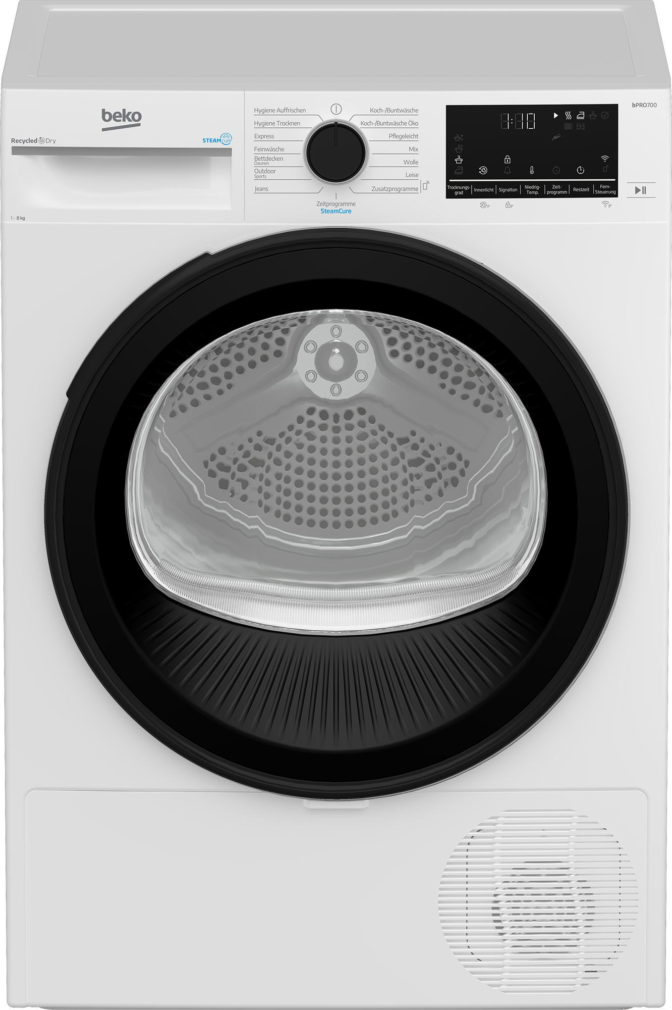 BEKO Kondenstrockner »B7T88209« Die AquaWave Trommel bewegt die Wäsche sanft und effektiv