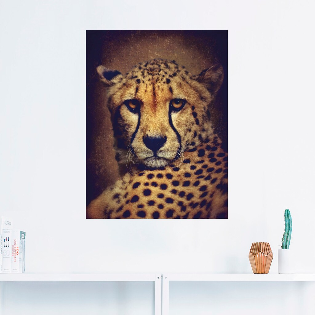 Artland Wandbild »Gepard«, Wildtiere, (1 St.)