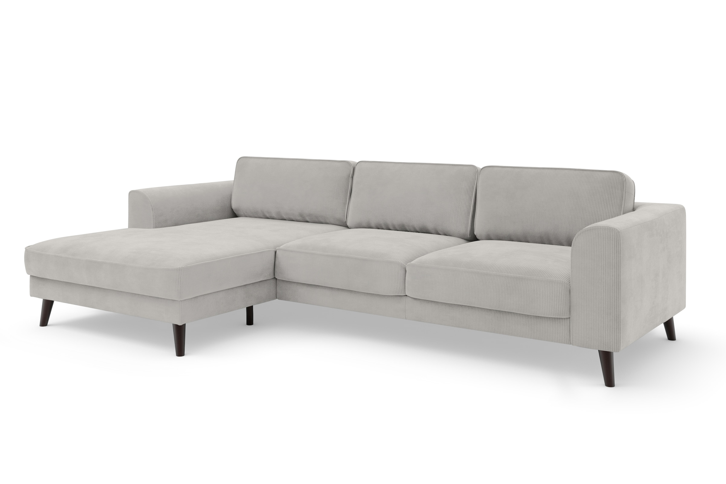 TRENDMANUFAKTUR Ecksofa »Lumber Jack, elegantes Designsofa, zeitlos modern, hoher Sitzkomfort«, wahlweise mit Bettfunktion u. Bettkasten, L-Form