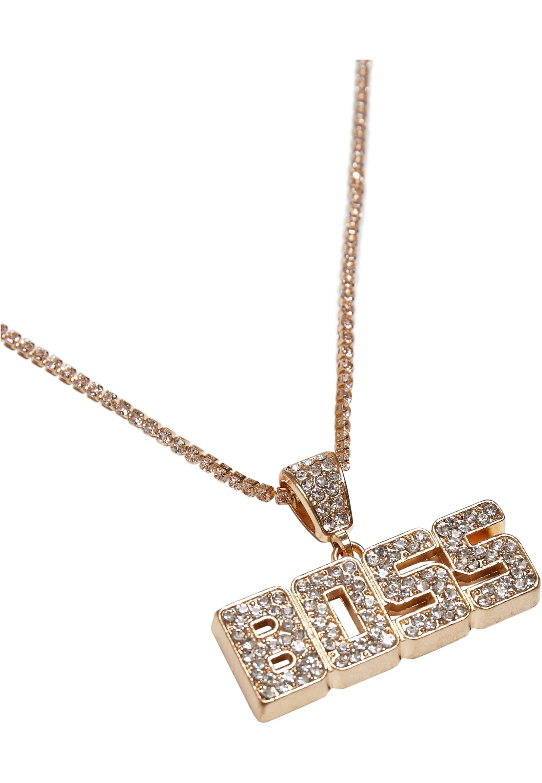 URBAN CLASSICS Edelstahlkette »Urban Classics Unisex Boss Necklace«