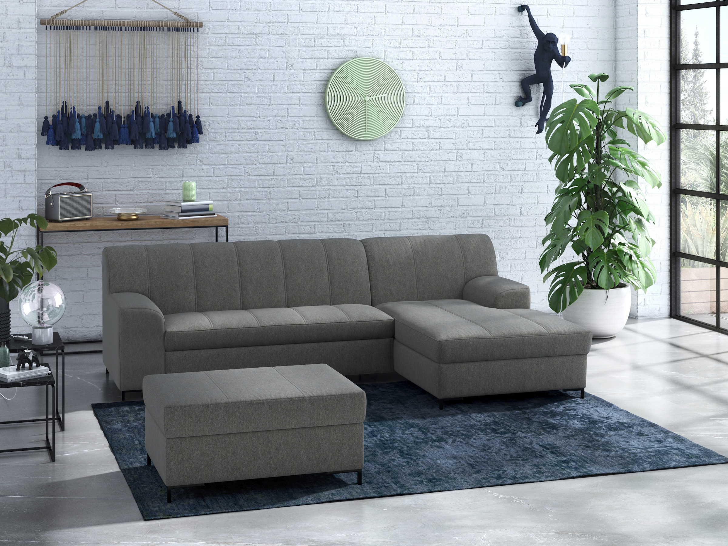 INOSIGN Polsterhocker »Balme«, passend zur Serie "Balme"