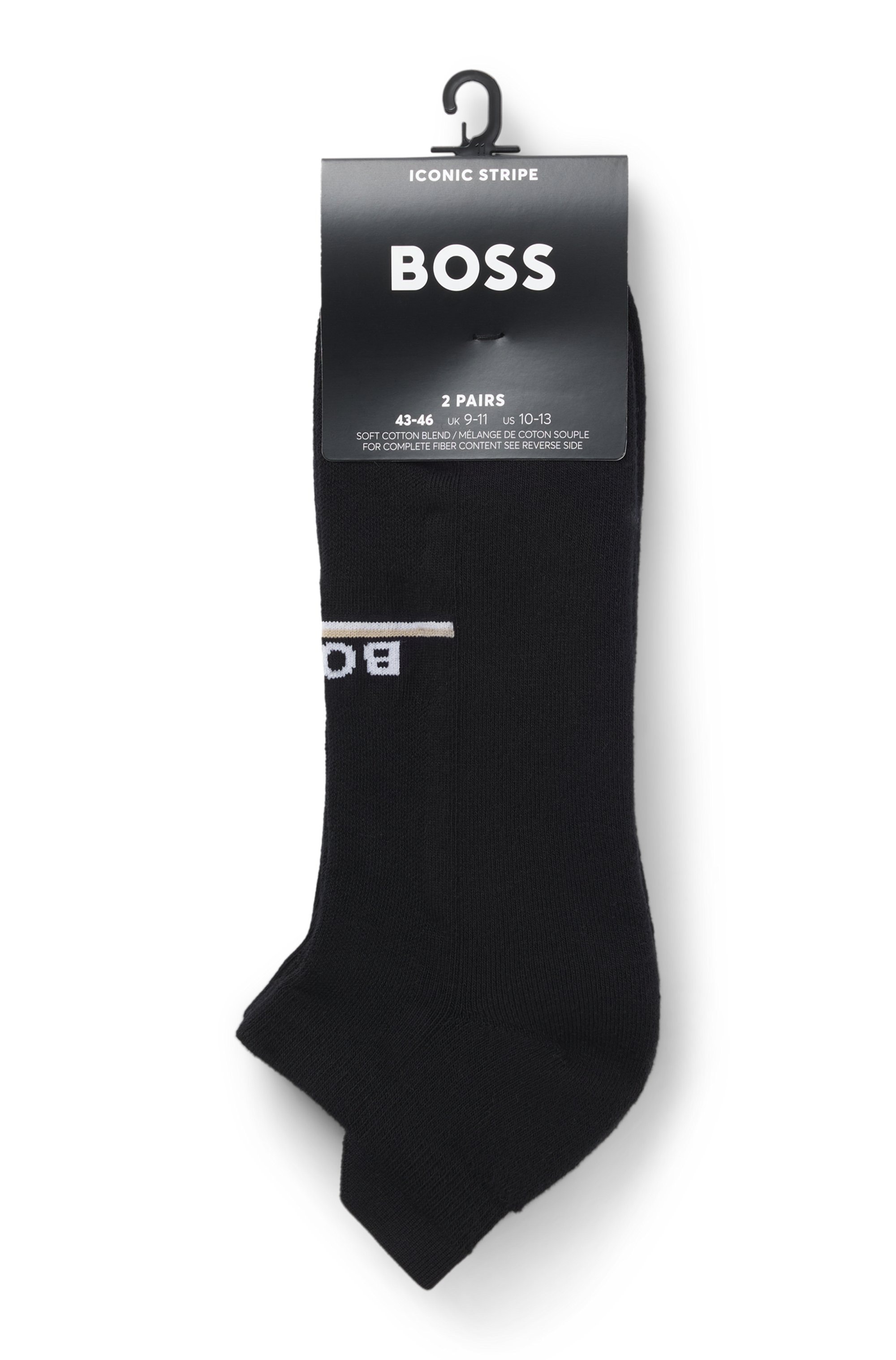 BOSS Kurzsocken »2P AS Iconic Loop CC« 2 Paar tlg. mit Signature-Streifen und Logo-Details