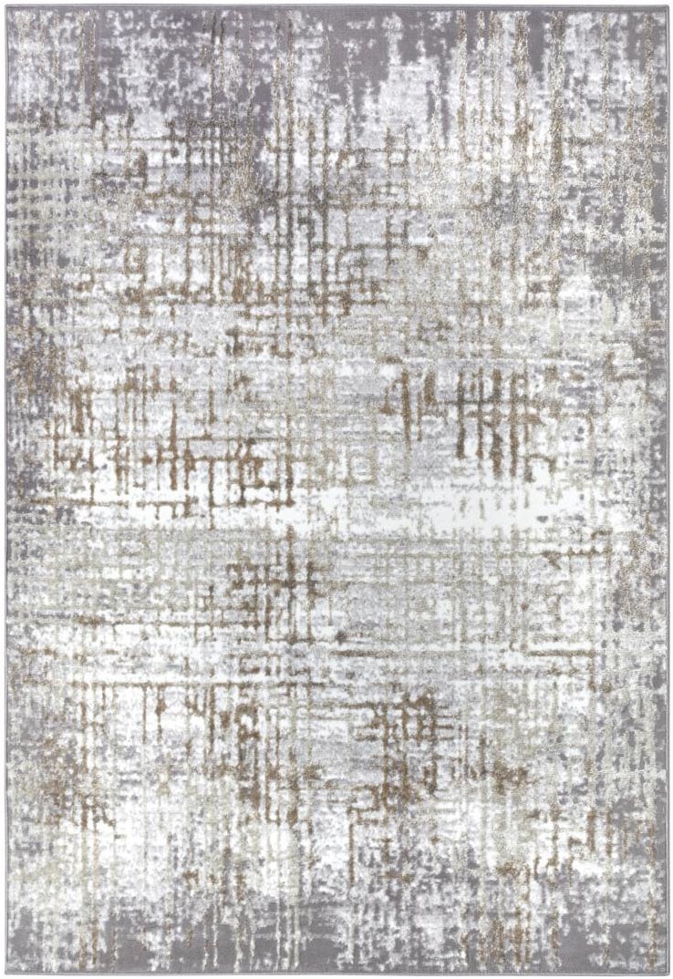 HANSE Home Teppich »Abstract«, rechteckig, 13 mm Höhe, strapazierfähig, pflegeleicht, robust, glänzend