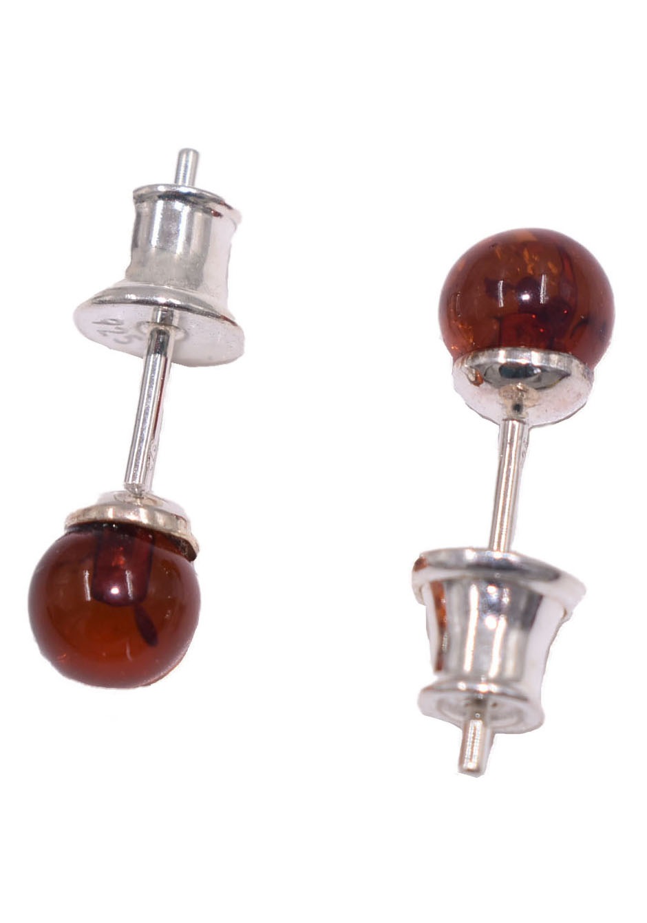 Firetti Paar Ohrstecker »Schmuck Geschenk Ohrschmuck  Bernstein« Made in Germany - mit Bernstein