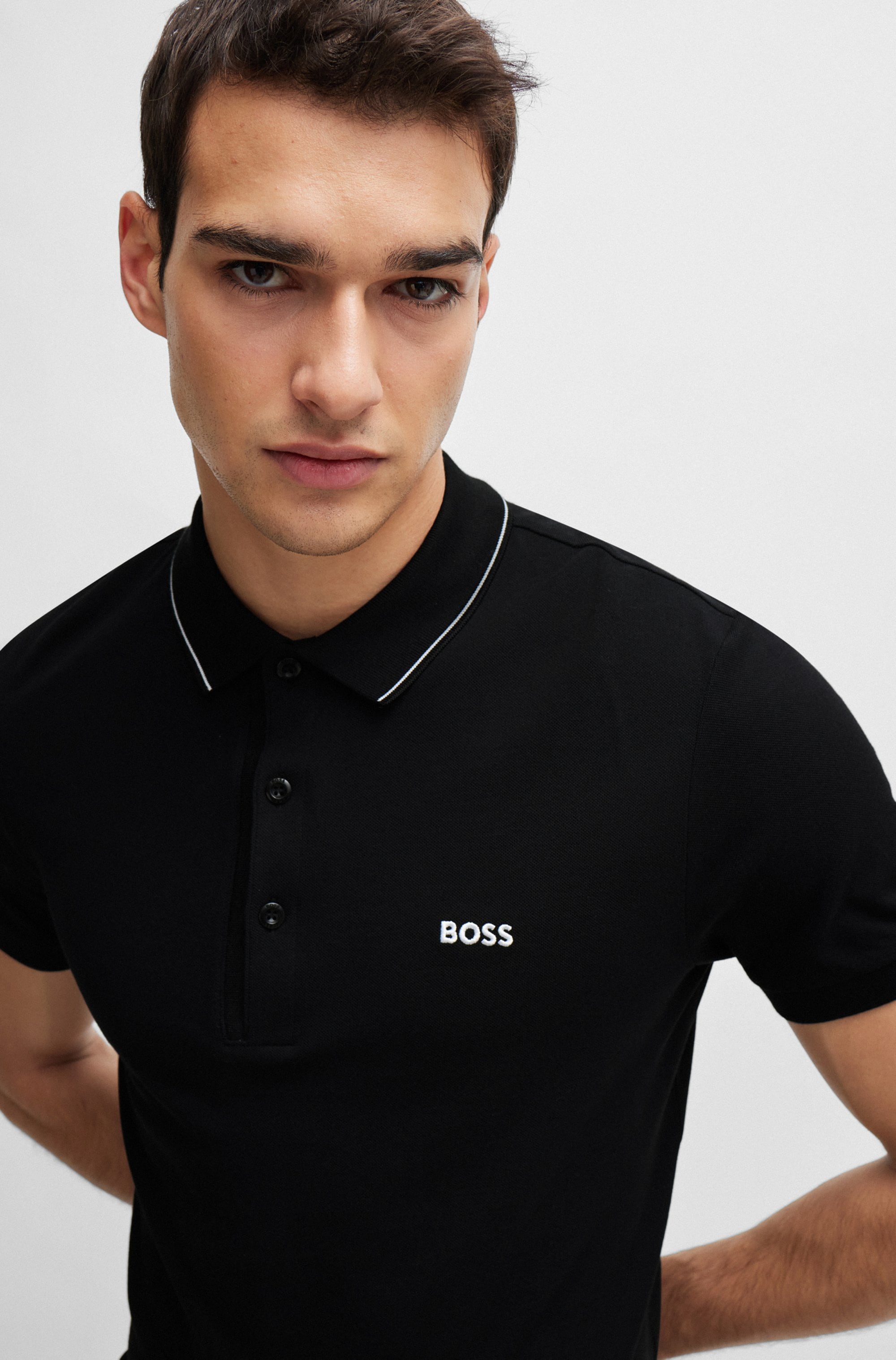 BOSS GREEN Poloshirt »Paule«, mit Polokragen