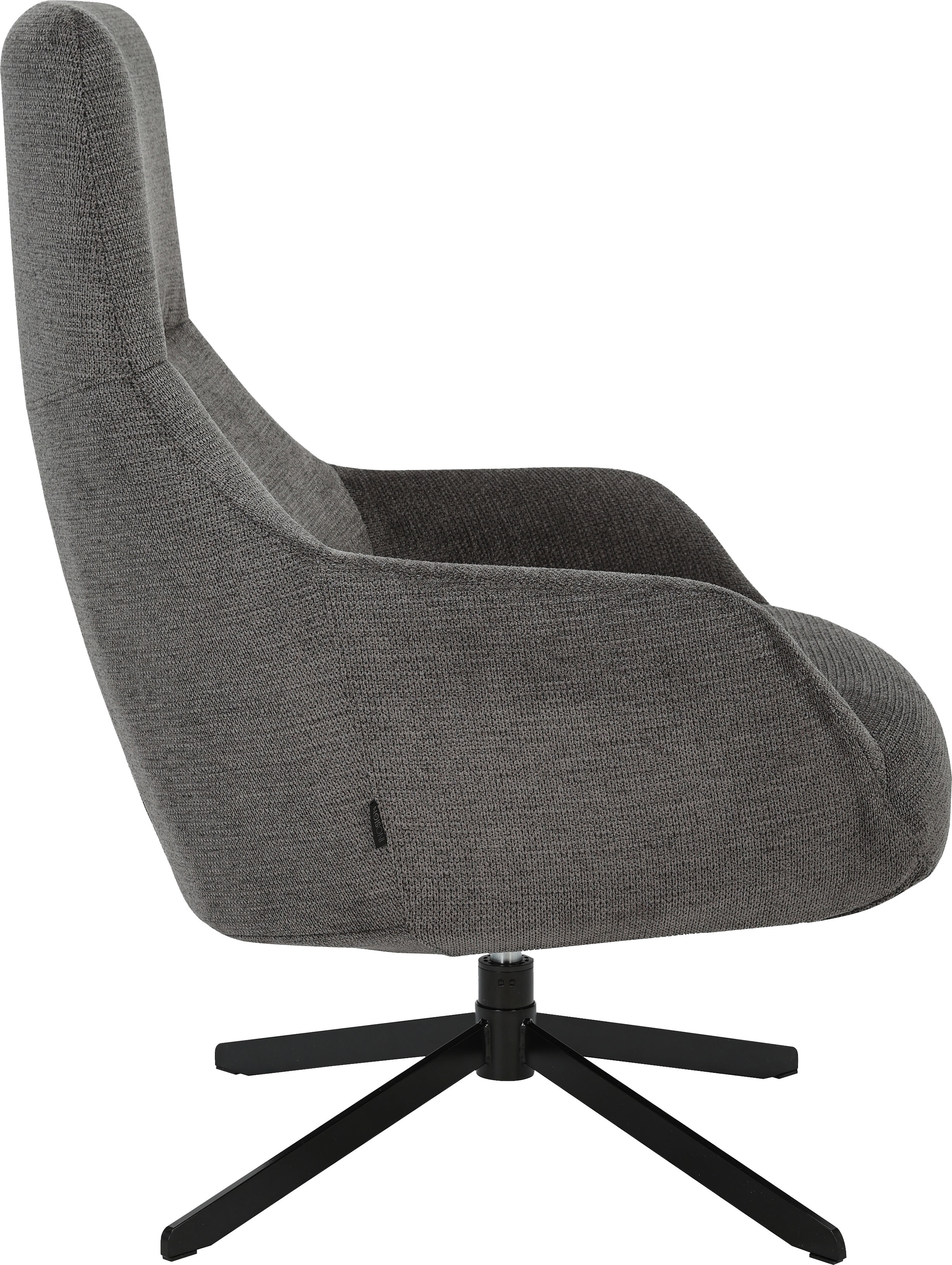 INOSIGN Drehsessel »CLARINDA moderner Ohrensessel drehbar, TV-Sessel, Relaxsessel«, 360-Grad drehbar, robustes Metallgestell