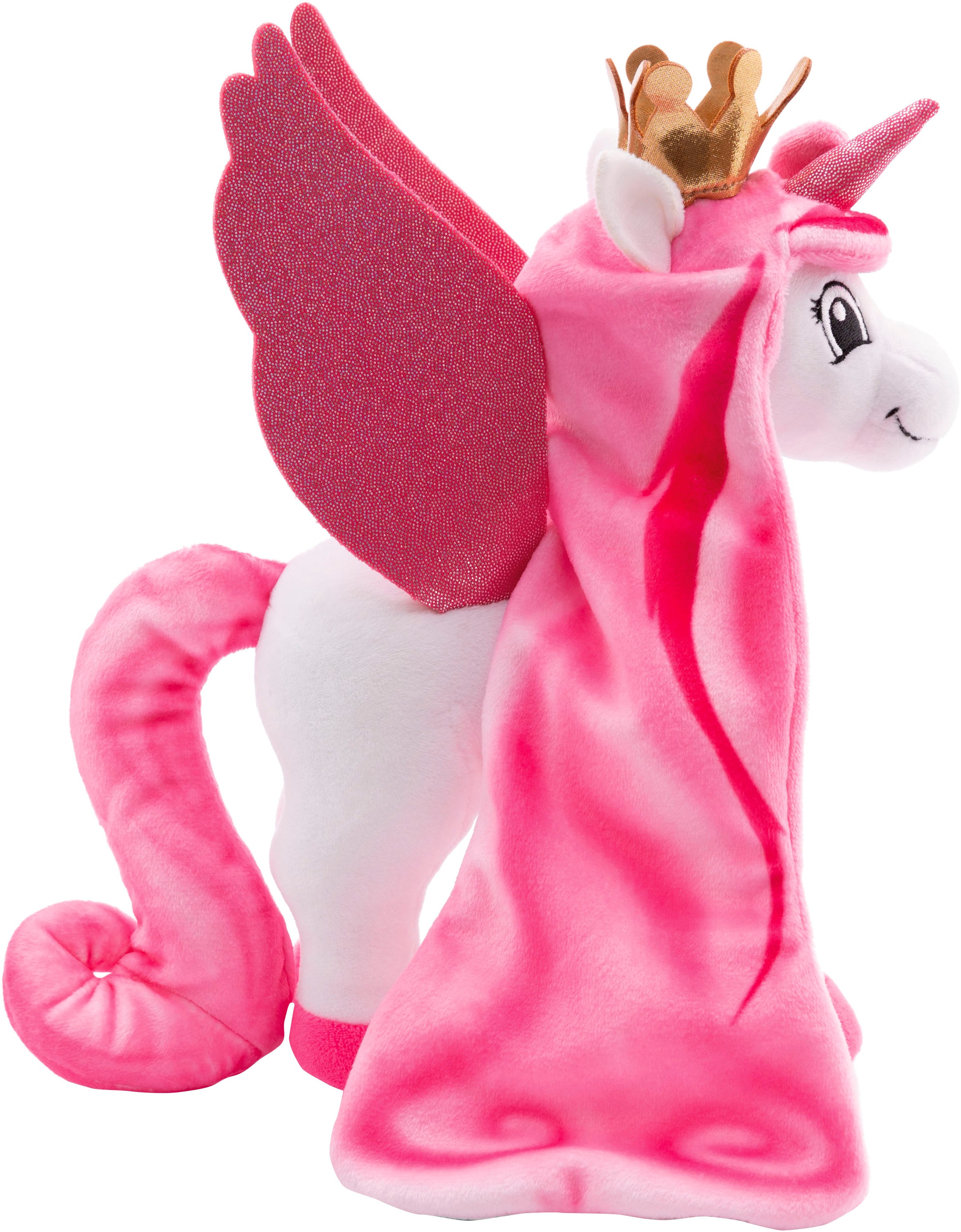 Nici Kuscheltier »Lissy PONY, Einhorn Tamani weiß-pink, 22 cm«, stehend