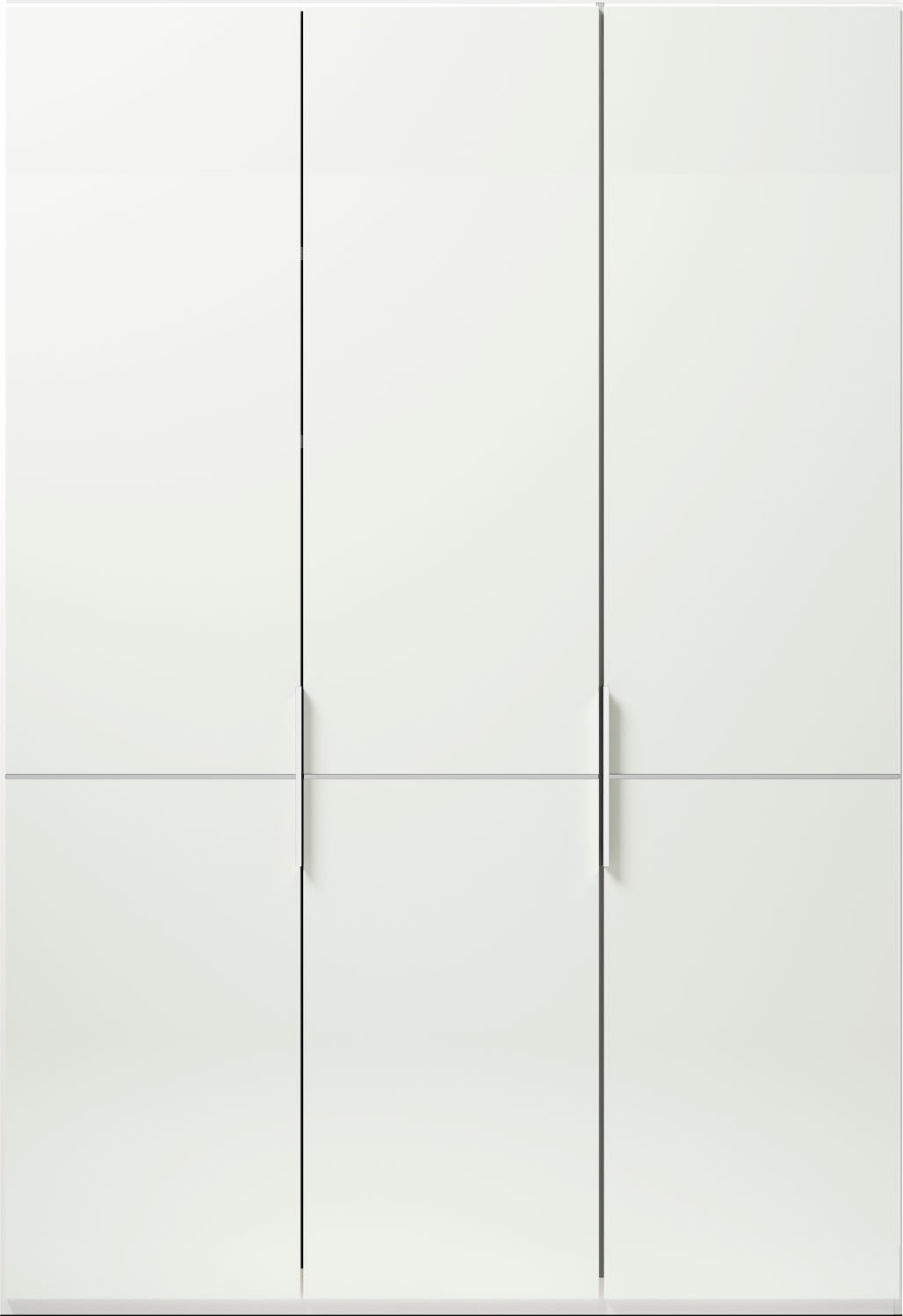 Musterring Kleiderschrank »Imola W« Einlegeböden und Kleiderstangen,mit Glastüren und Aufleistung in Chrom