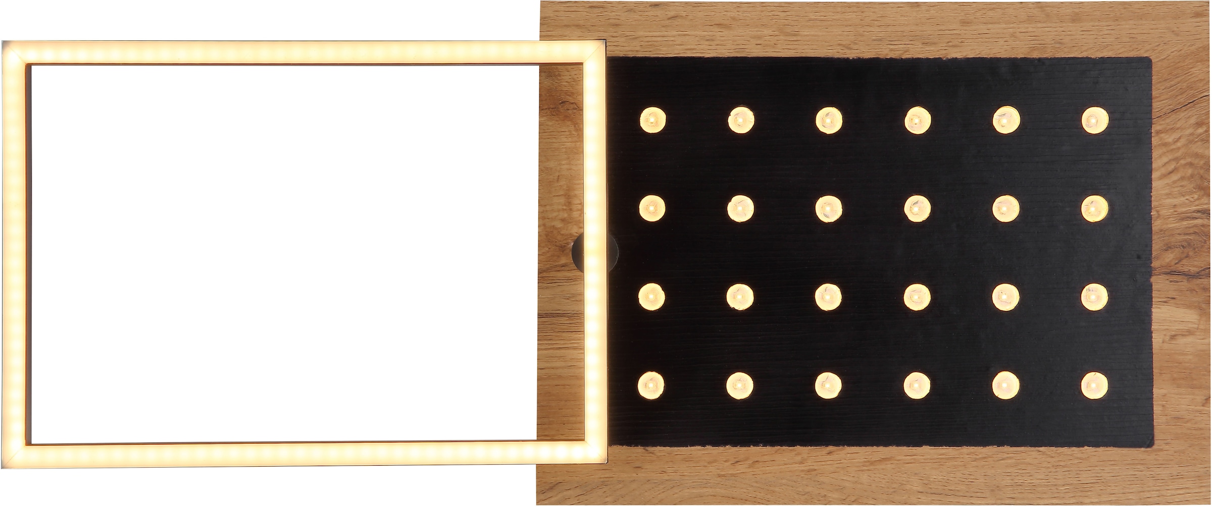 GLOBO LIGHTING LED Deckenleuchte »JIMBO« LED-Modul Warmweiß Deckenlampe/Wohnzimmer/Schlafzimmer/modern