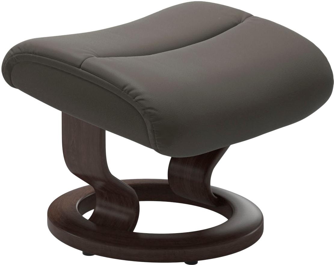 Stressless® Relaxsessel »View«, (Set, Relaxsessel mit Hocker), mit Classic Base, Größe M,Gestell Wenge