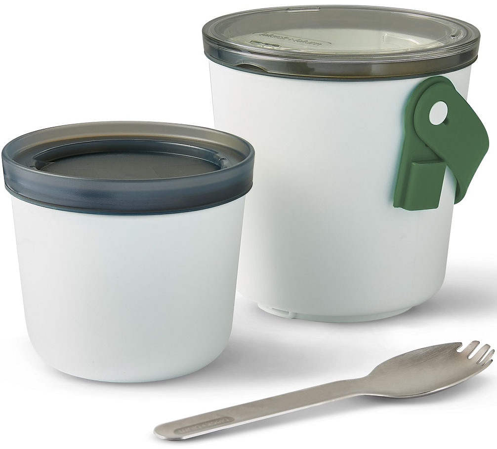 black+blum Lunchbox Set, 1 Stk. tlg. 2-in-1, mit Tragegurt und Göffel (Gabe günstig online kaufen