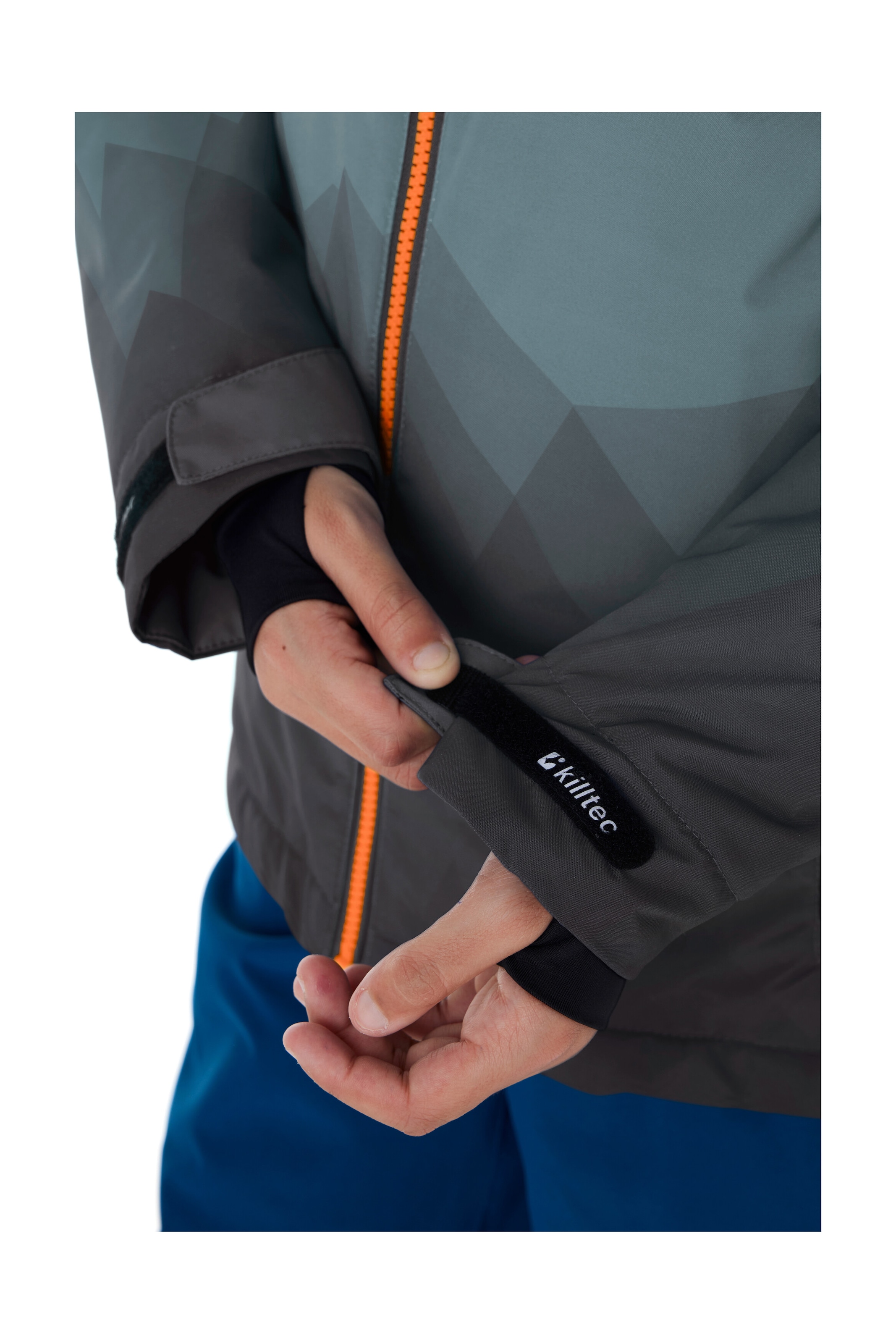 Killtec Skijacke »KSW 383 BYS SKI JCKT«, Wasser- und winddichte Skijacke mit verstellbarer Kapuze
