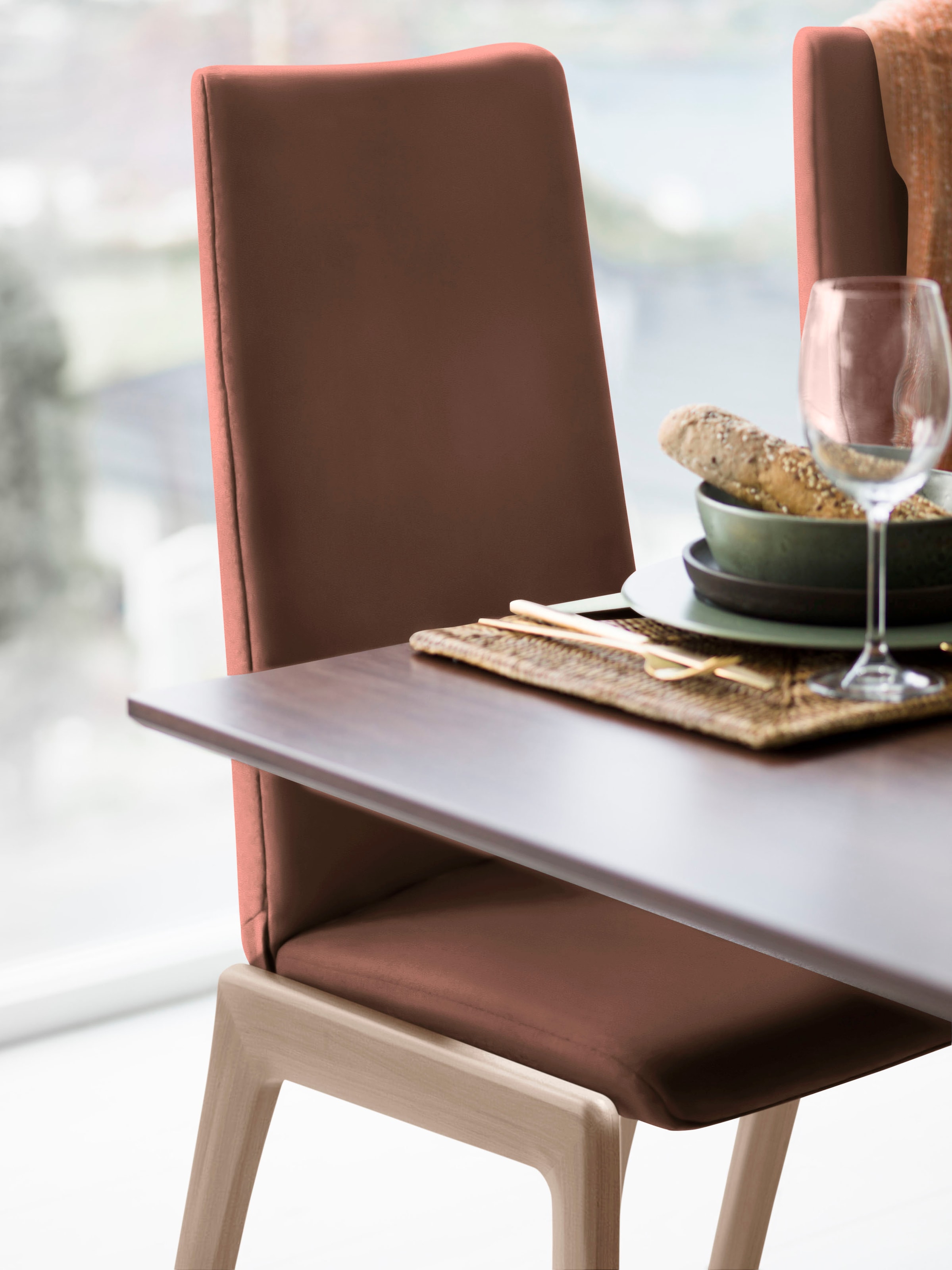 Stressless® Polsterstuhl »Laurel« () High Back, Größe L, mit abgerundeten B günstig online kaufen