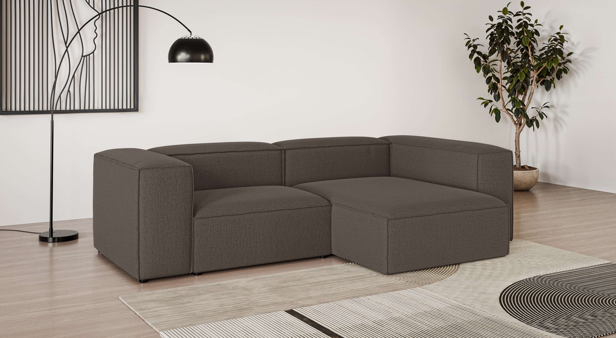 OTTO home Ecksofa »HAILY L-Form links/rechts, Modularsofa, Maße B/T/H: 260/ günstig online kaufen